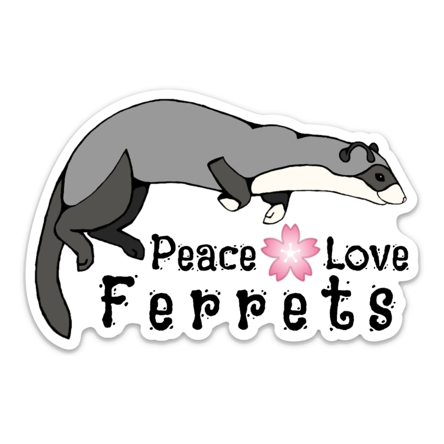 Sticker: PLF Silver mitt