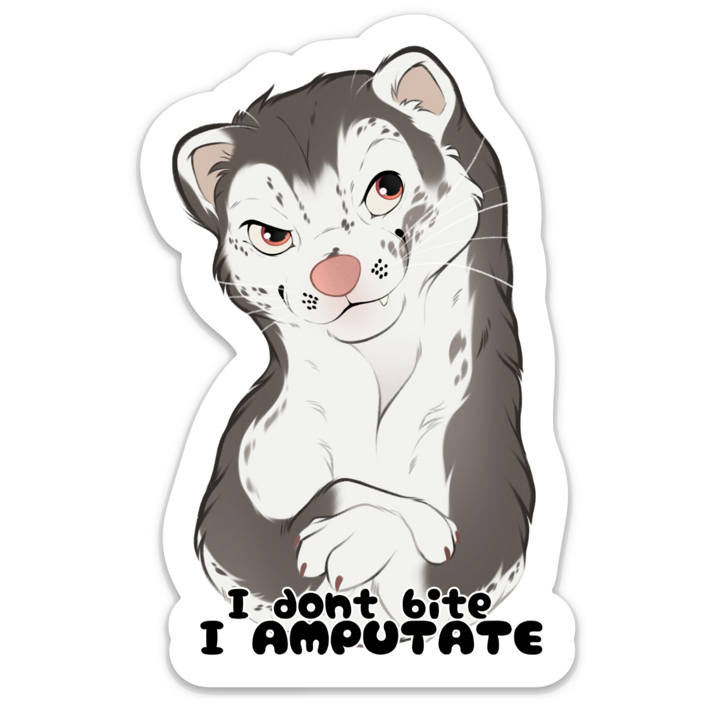 Sticker: I don't bite...