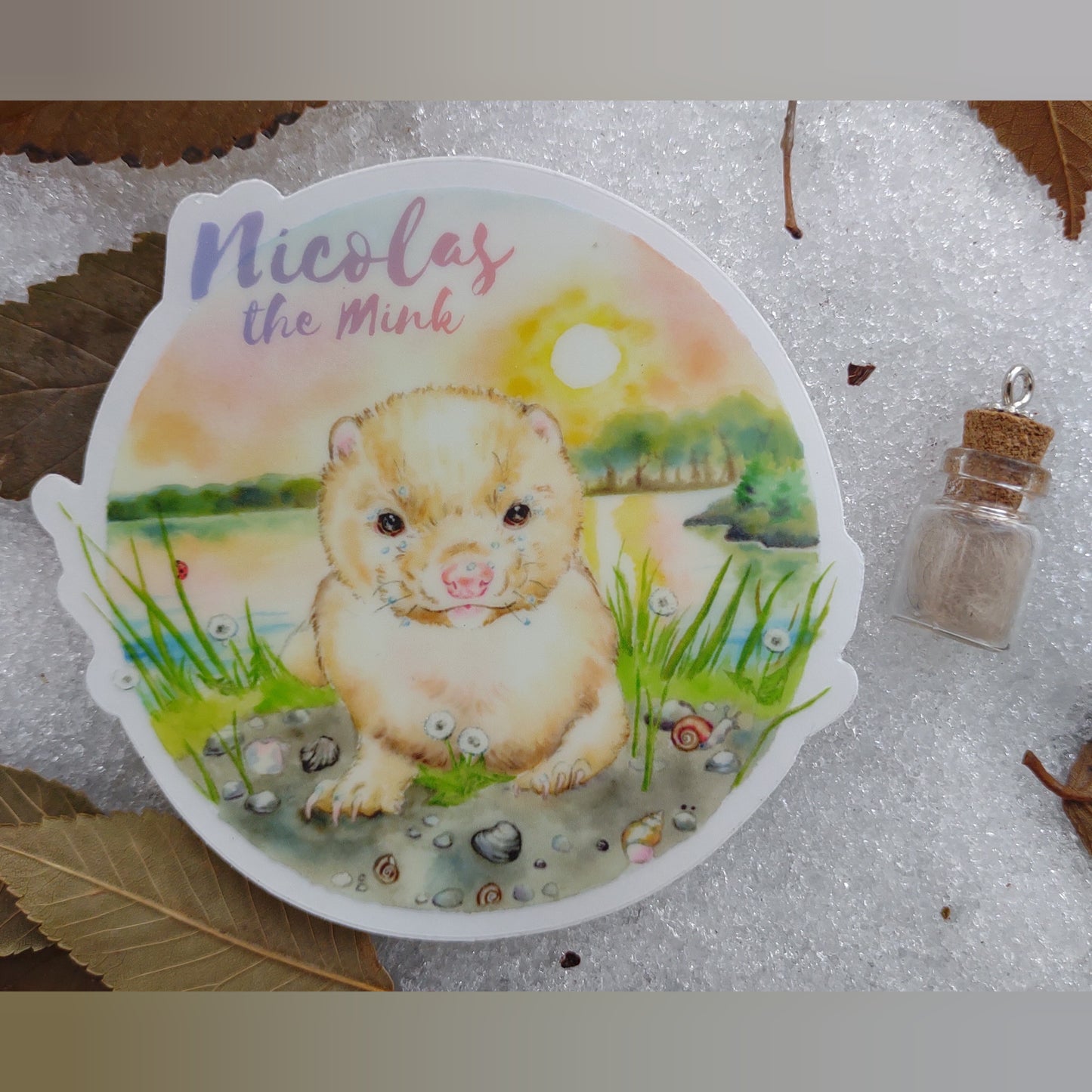 Sticker: Nicolas the Mink