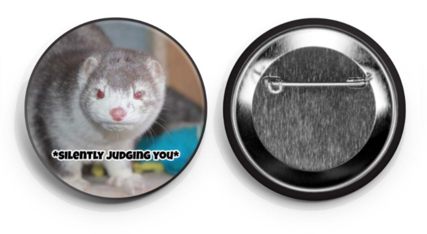 Button Pin- Frosty Judgement