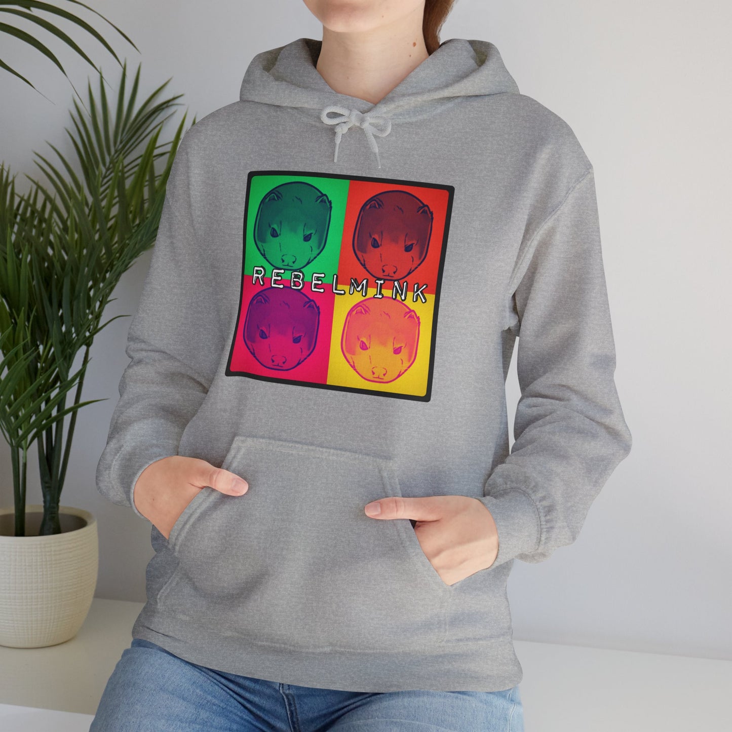 🦦 Streetware Mink Hoodie, Bright and Trendy, Unisex Heavy Blend™ Hooded Sweatshirt