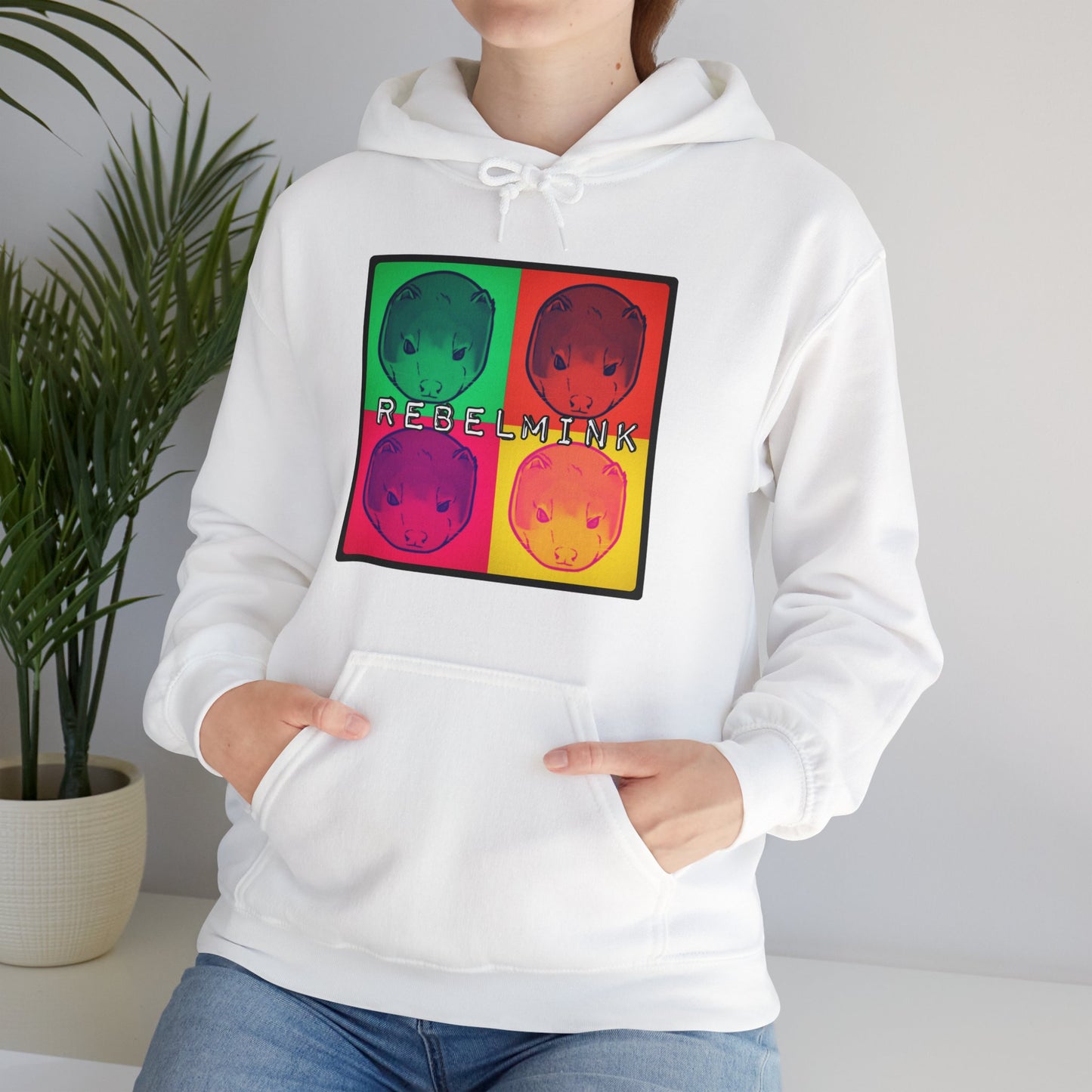 🦦 Streetware Mink Hoodie, Bright and Trendy, Unisex Heavy Blend™ Hooded Sweatshirt