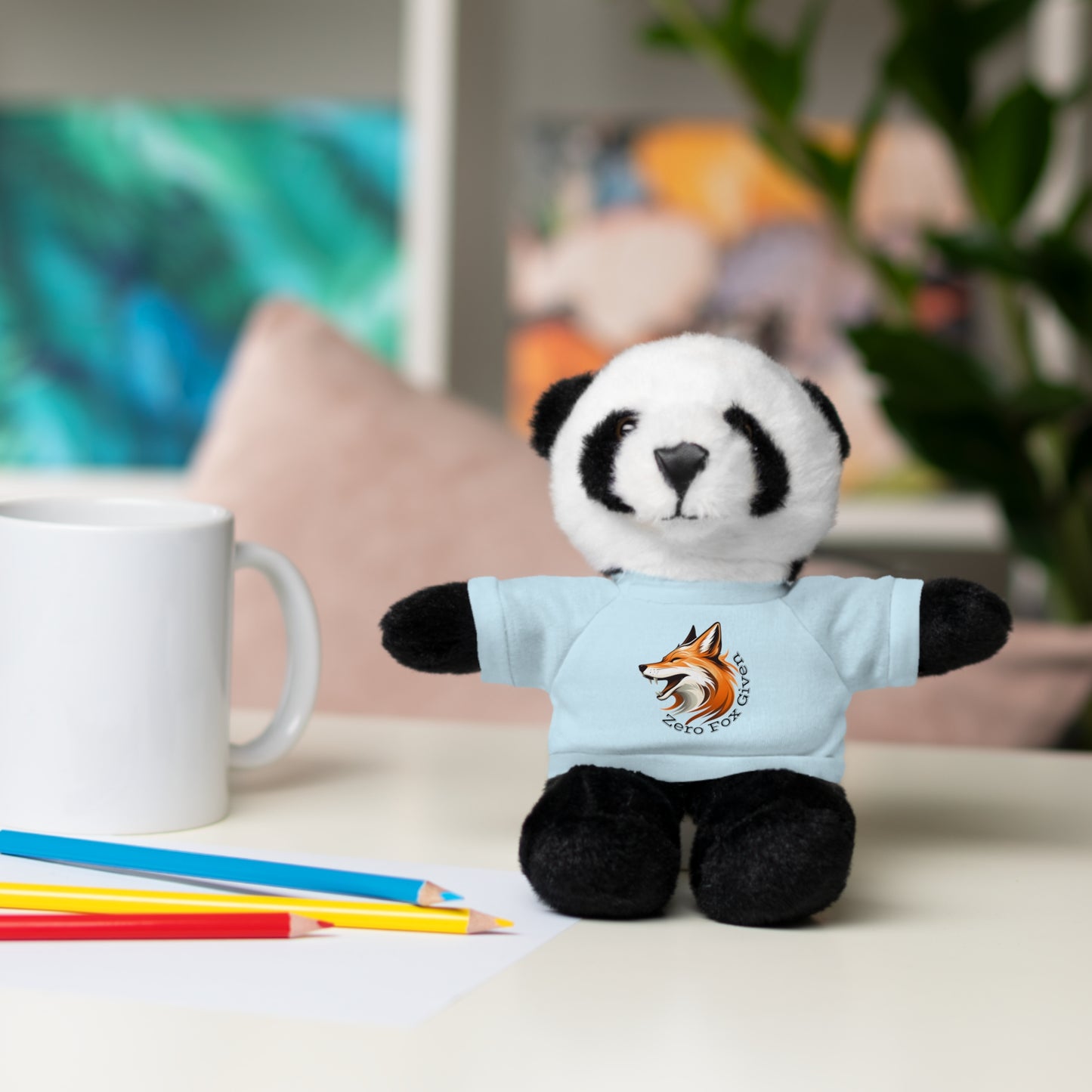 Mature design: Zero Fox Given Stuffed Animals with Tee