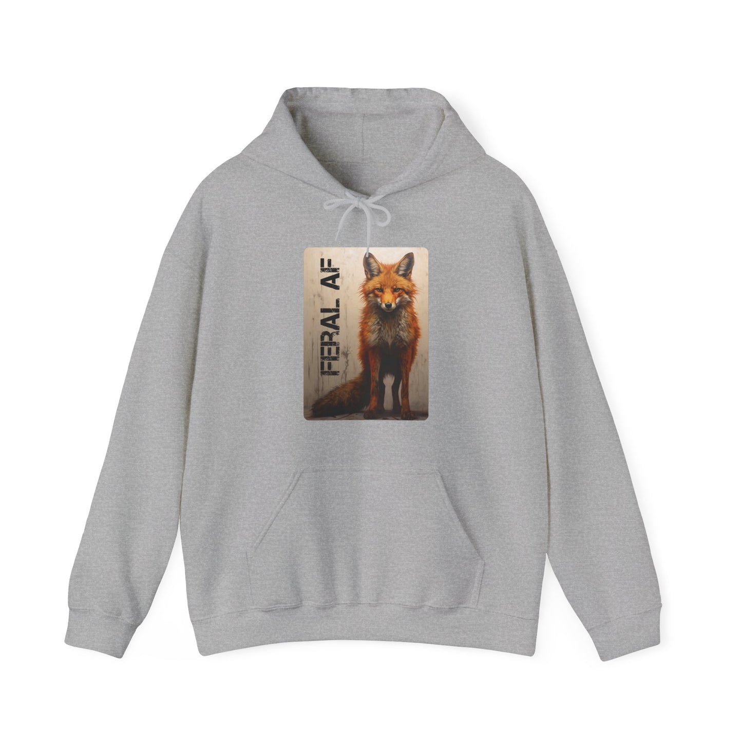 🦊 Fox Themed Hoodie - Stylish, Nature-Themed Streetwear, Unisex Heavy Blend™ Hooded Sweatshirt