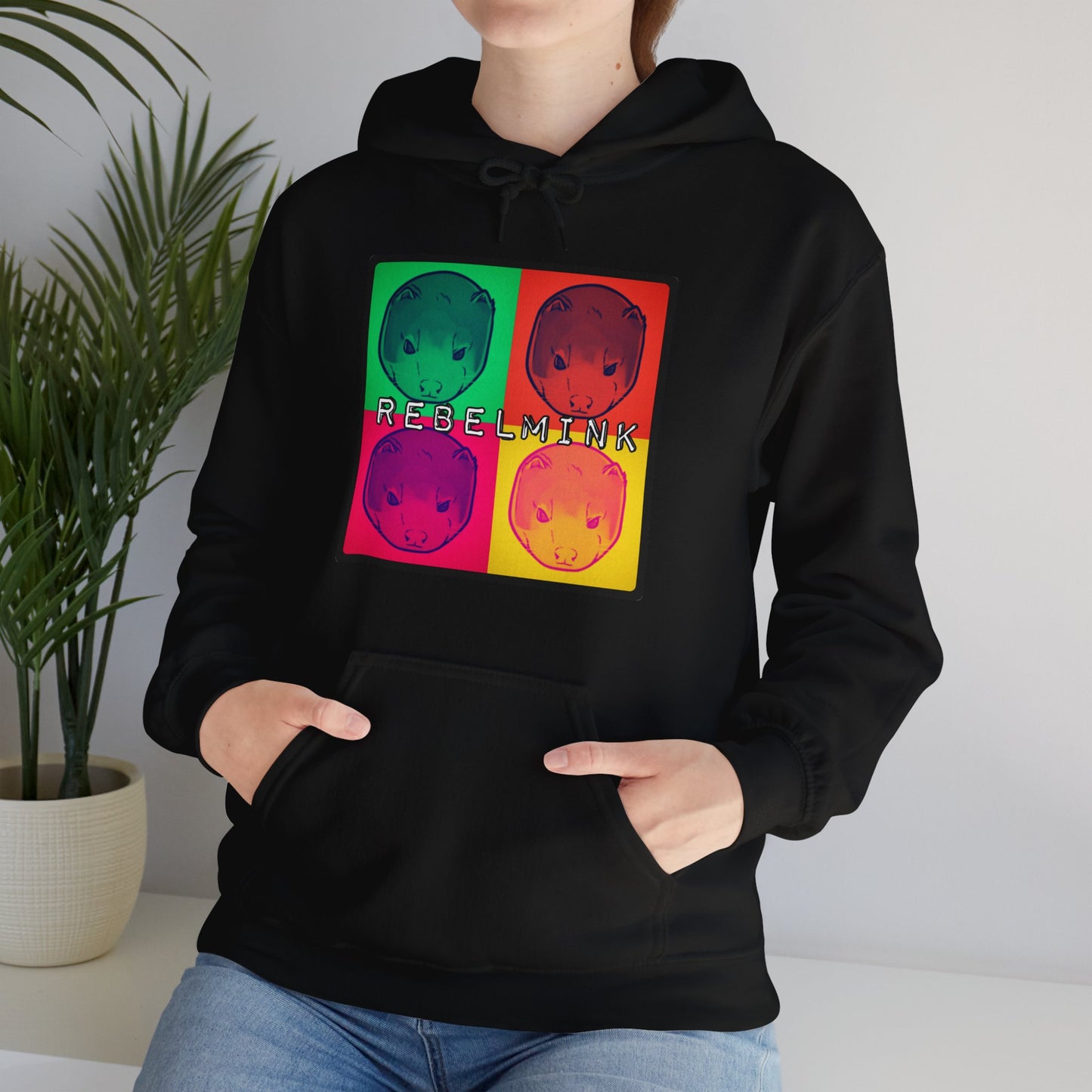 🦦 Streetware Mink Hoodie, Bright and Trendy, Unisex Heavy Blend™ Hooded Sweatshirt