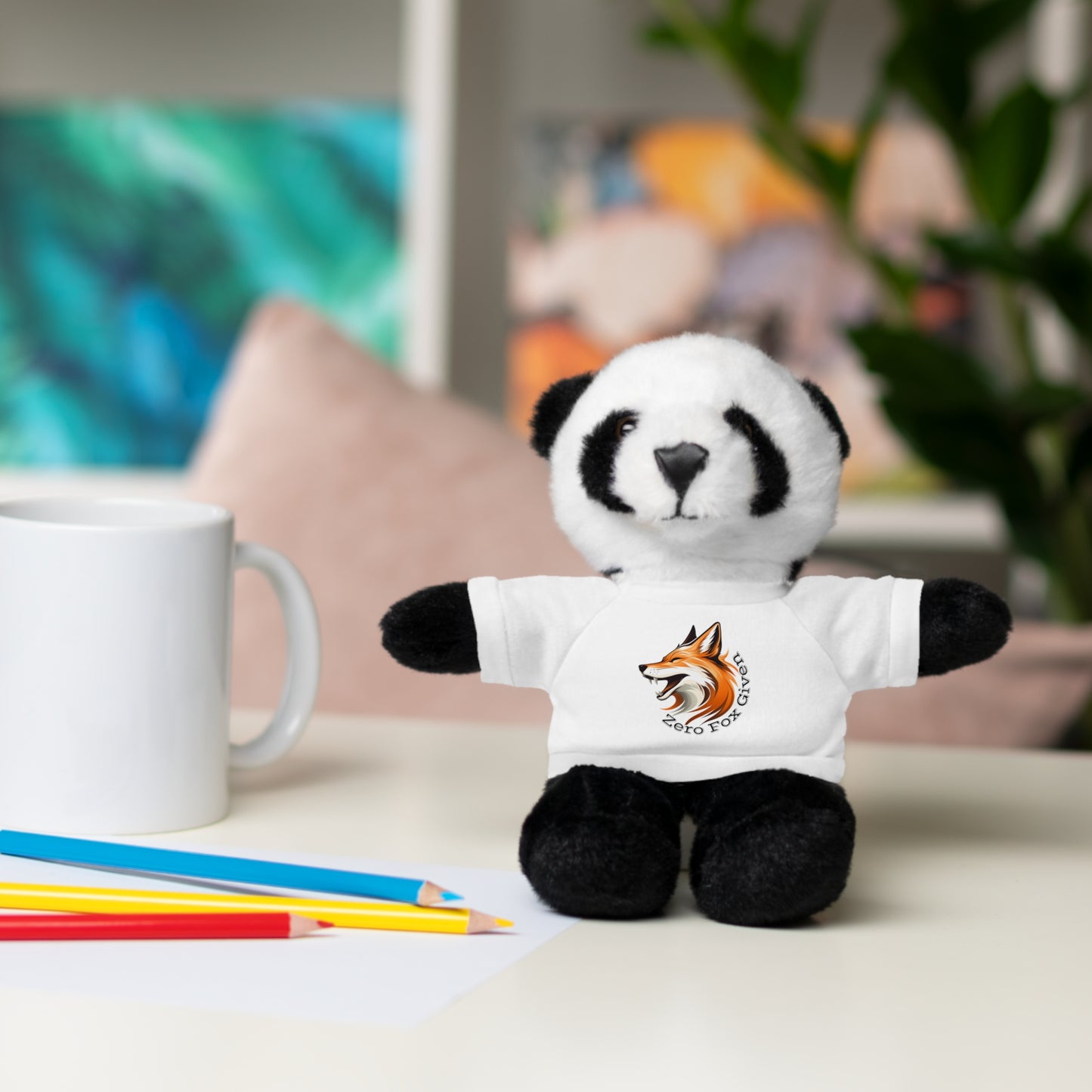 Mature design: Zero Fox Given Stuffed Animals with Tee