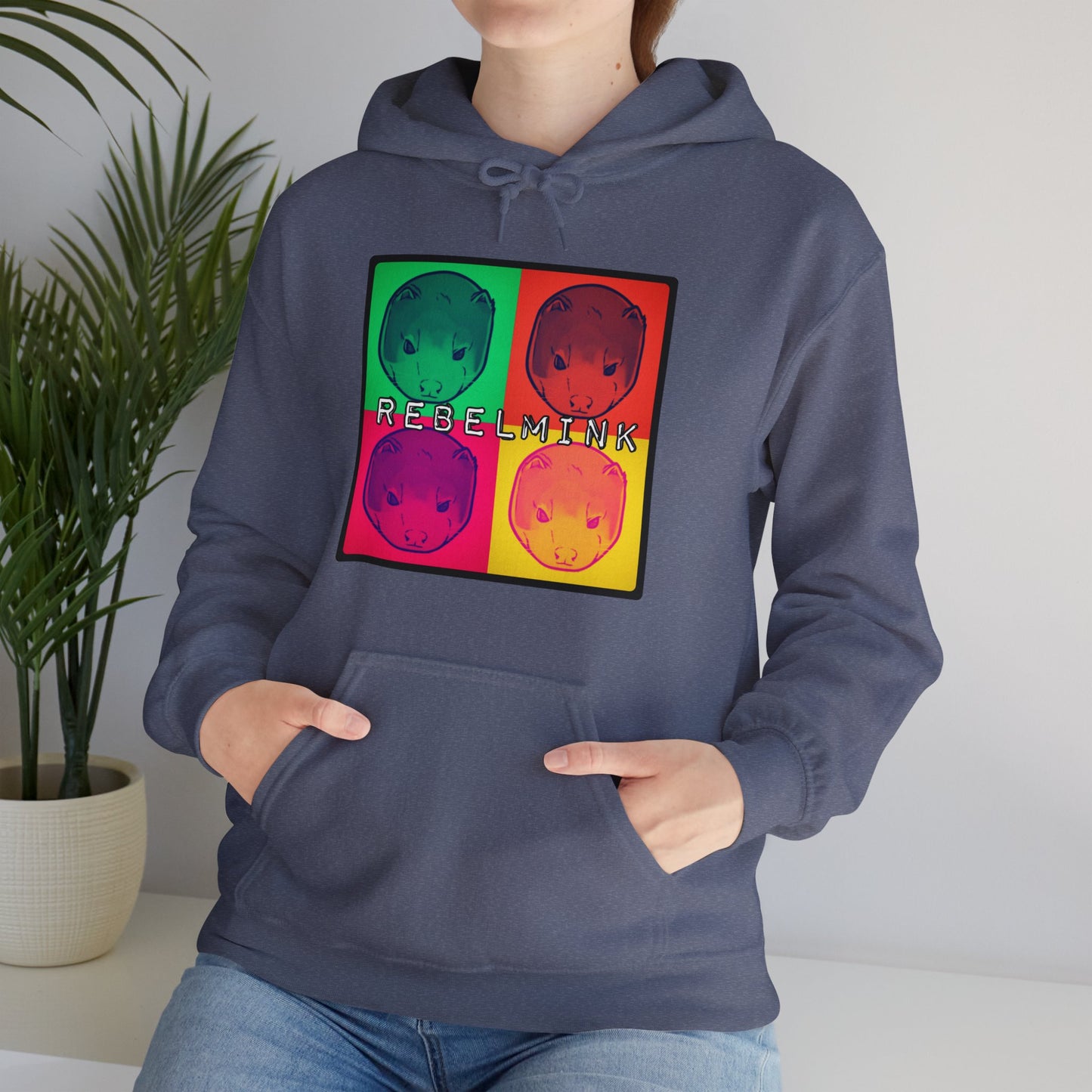 🦦 Streetware Mink Hoodie, Bright and Trendy, Unisex Heavy Blend™ Hooded Sweatshirt