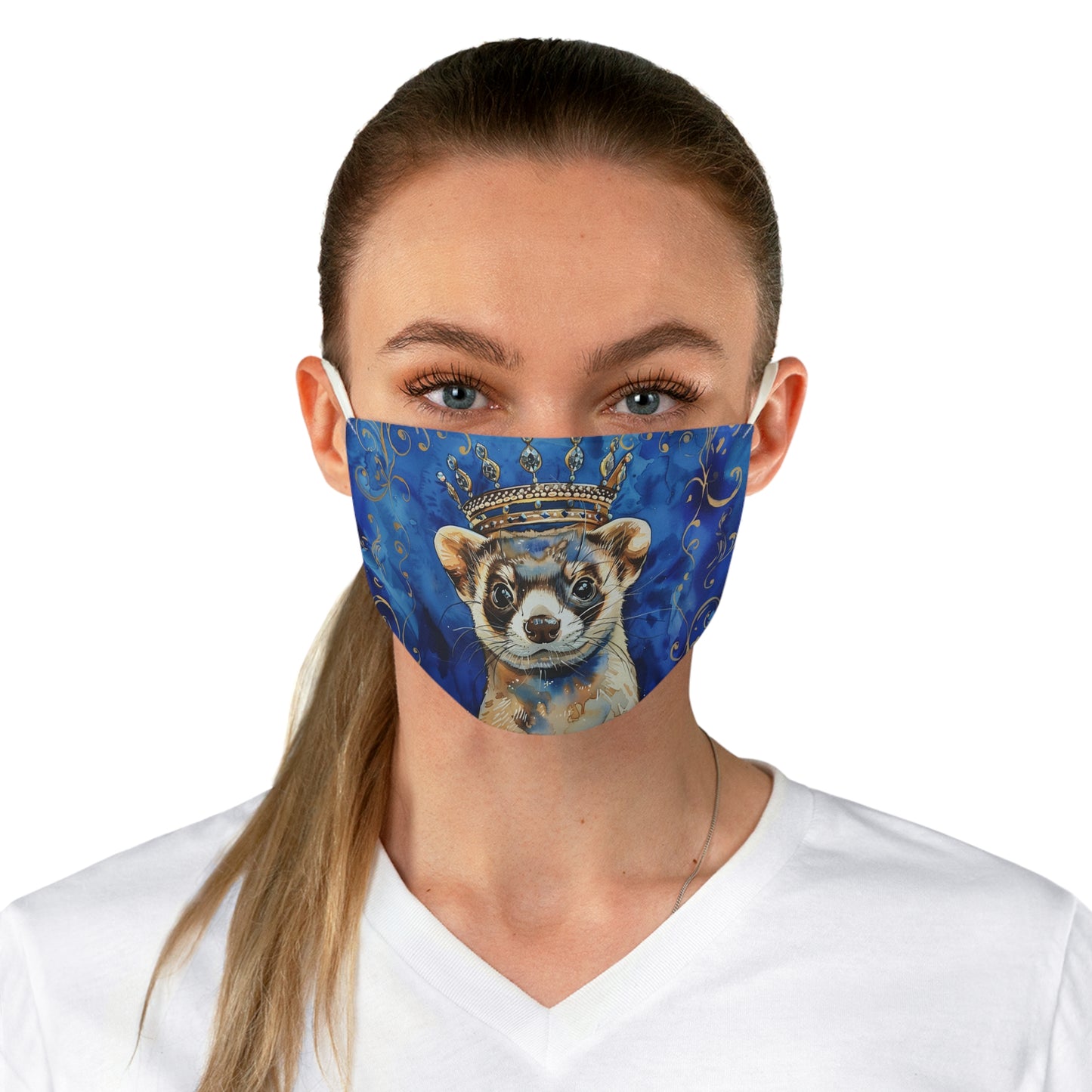 Fabric Face Mask, Fun Fashionable Mask, Ferret Mask