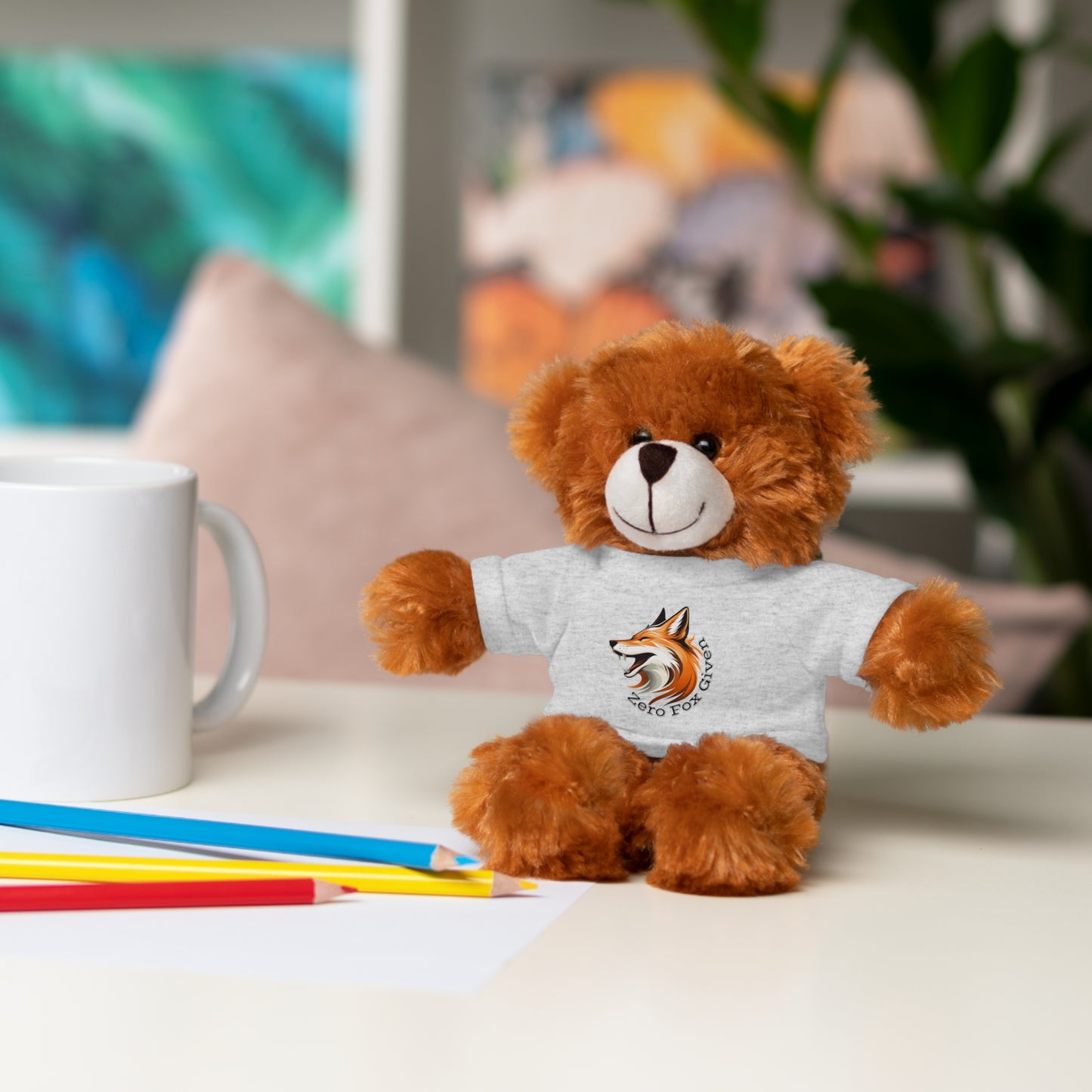 Mature design: Zero Fox Given Stuffed Animals with Tee