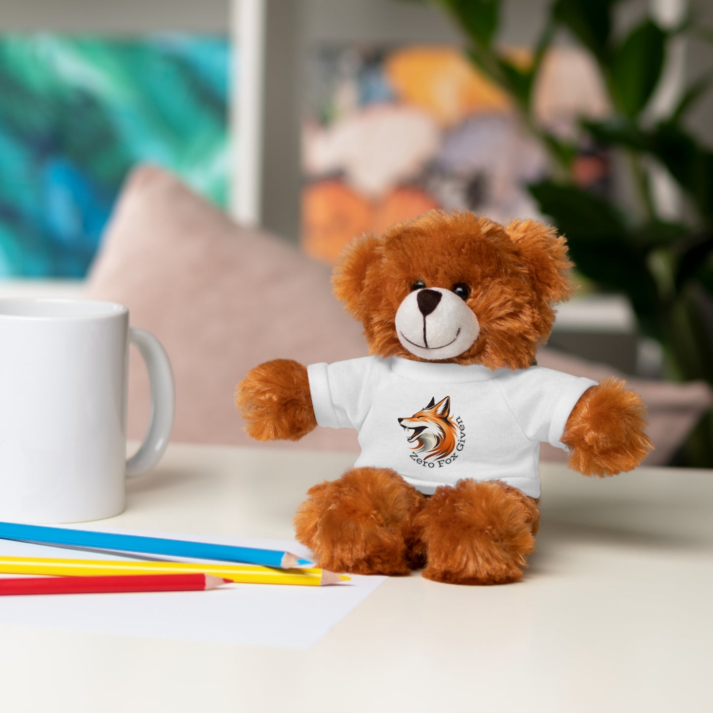 Mature design: Zero Fox Given Stuffed Animals with Tee