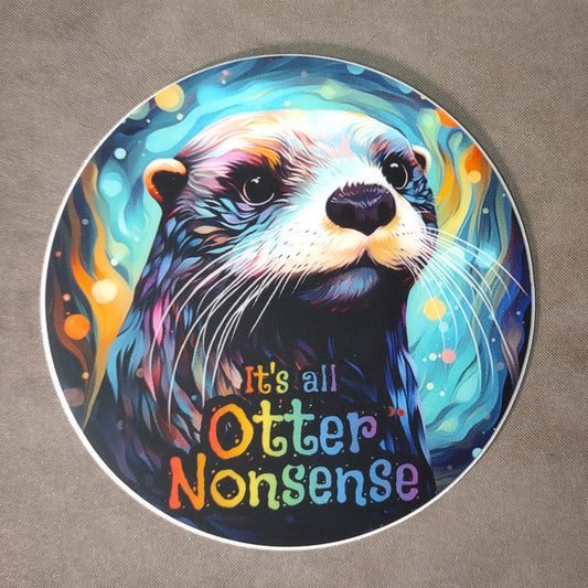 Sticker: Otter Nonsense