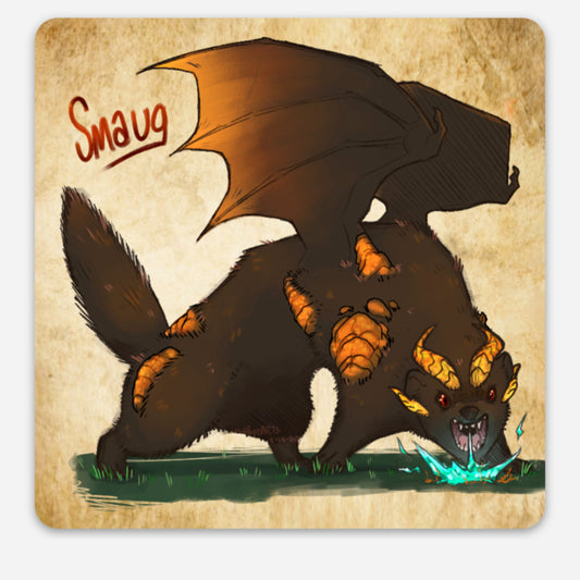 Sticker: Smaug the Dragon Boss