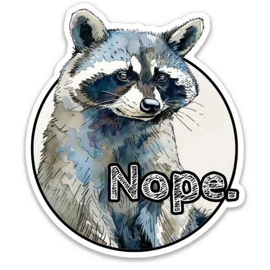 Sticker: Nope.