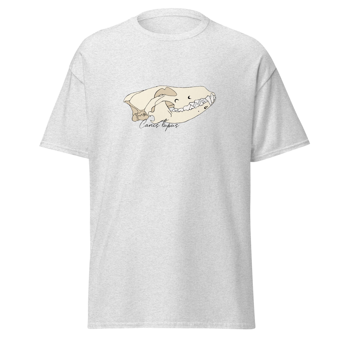 Classic tee, wolf skull T-shirt, canis lupus tee, vulture culture T-shirt, wolf tshirt