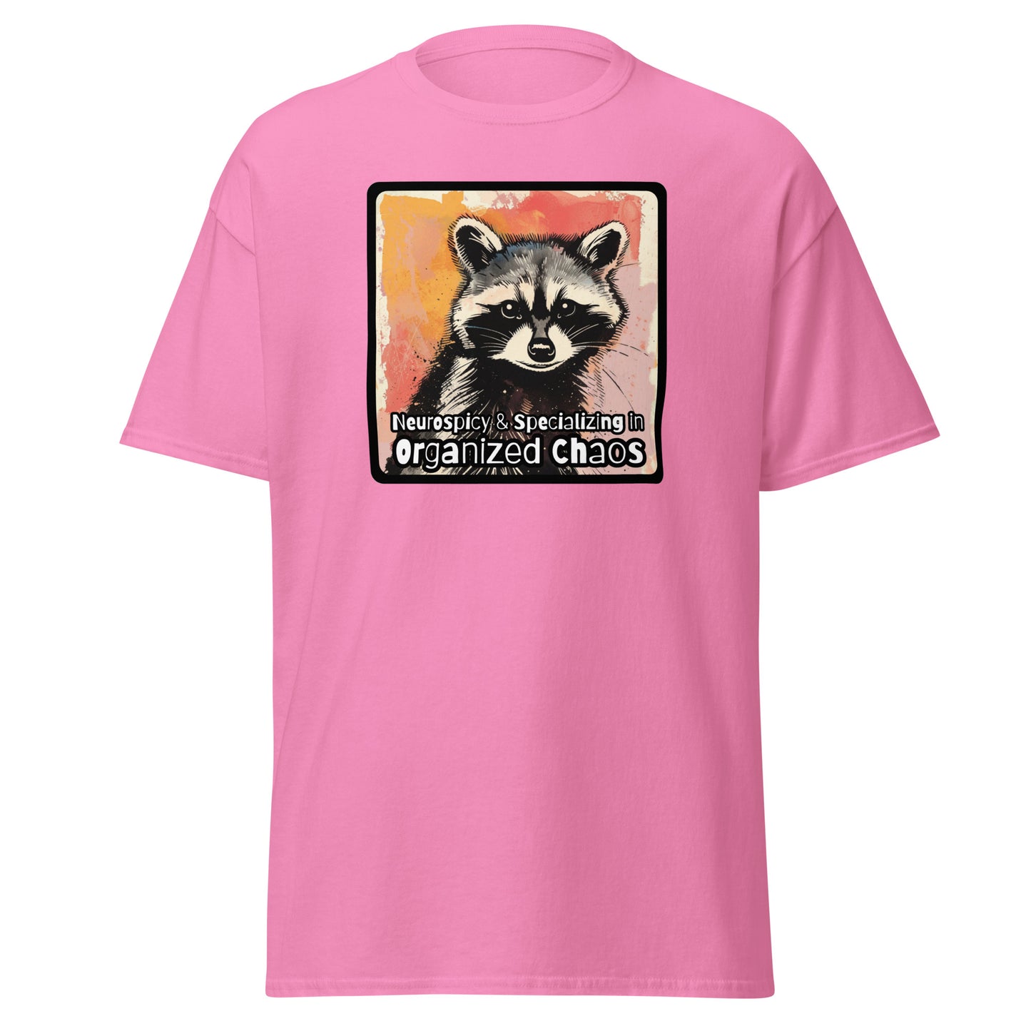 Classic tee, ADHD raccoon, neurospicy shirt, raccoon T-shirt