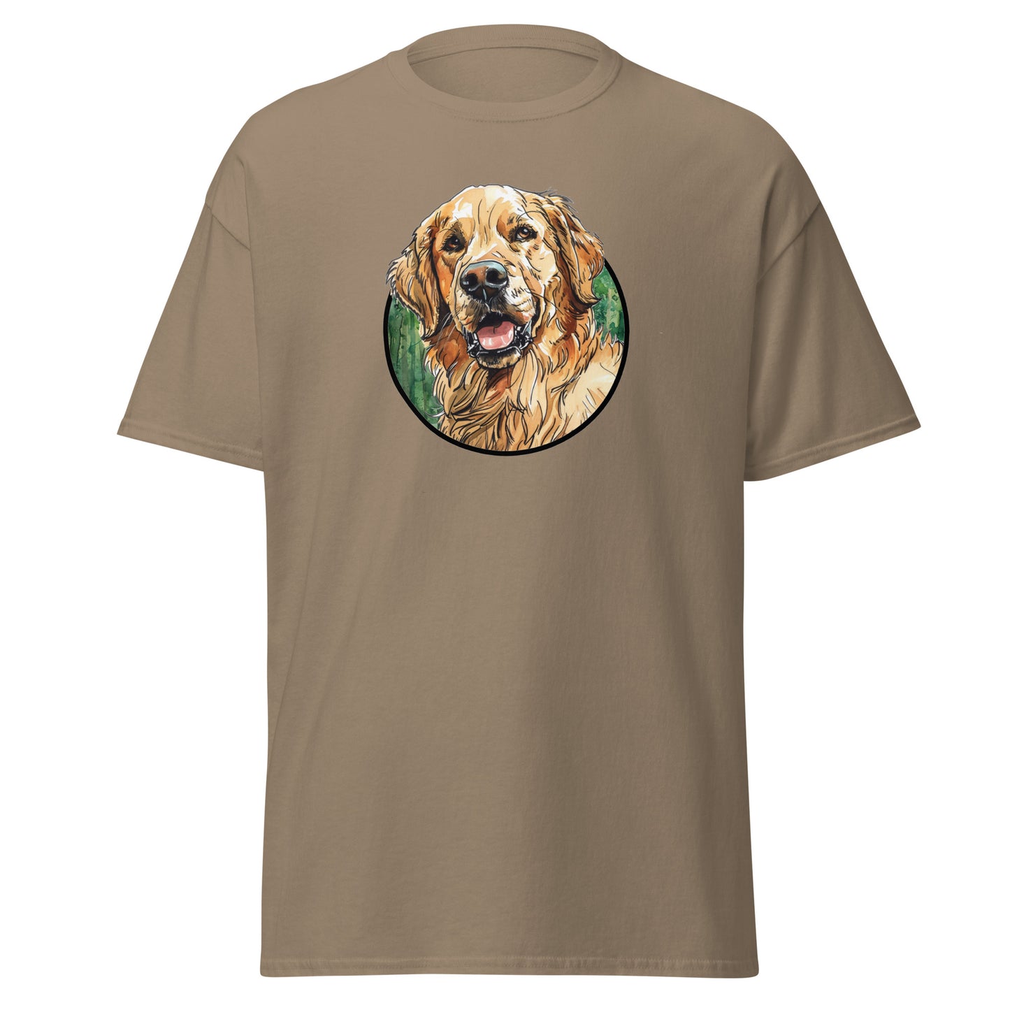 Classic tee, golden retriever tee, golden tee, retriever T-shirt