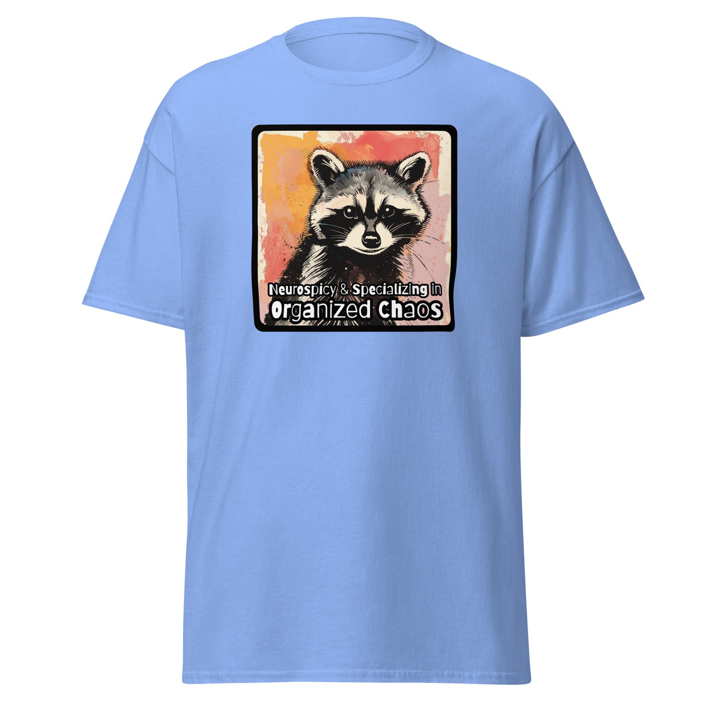 Classic tee, ADHD raccoon, neurospicy shirt, raccoon T-shirt