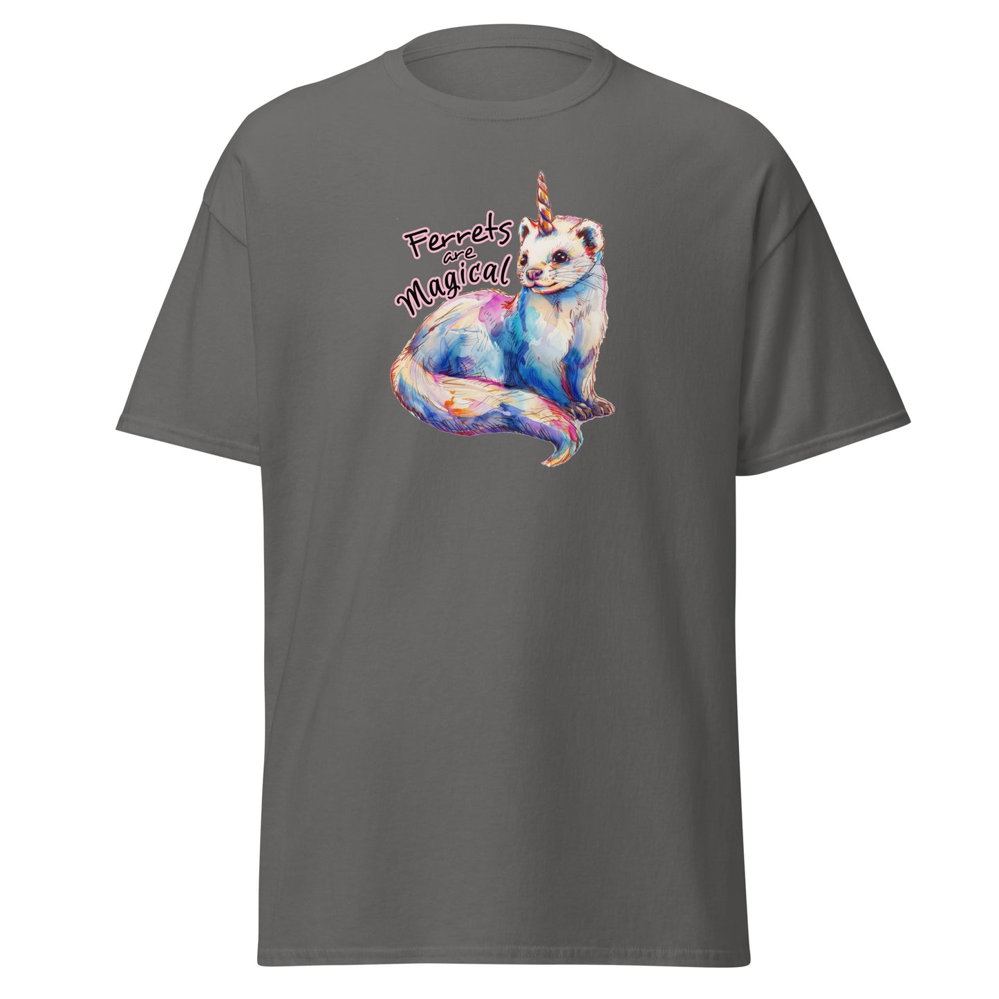 Classic tee, ferrets are magical tee, ferret T-shirt