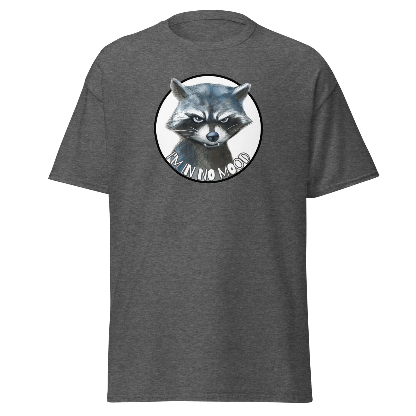 Classic tee, funny raccoon T-shirt, funny animal tee, grumpy T-shirt