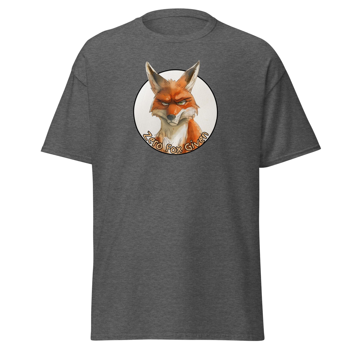 Classic tee, zero fox given, Fox pun t-shirt, sweary fox tee, red fox shirt