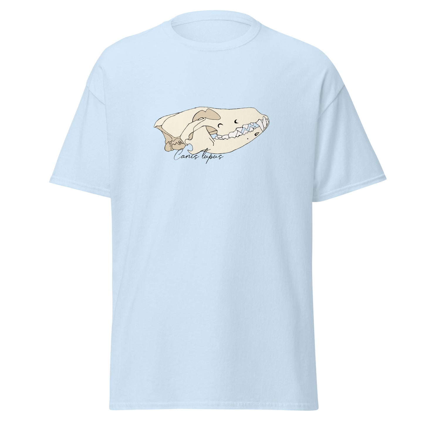 Classic tee, wolf skull T-shirt, canis lupus tee, vulture culture T-shirt, wolf tshirt