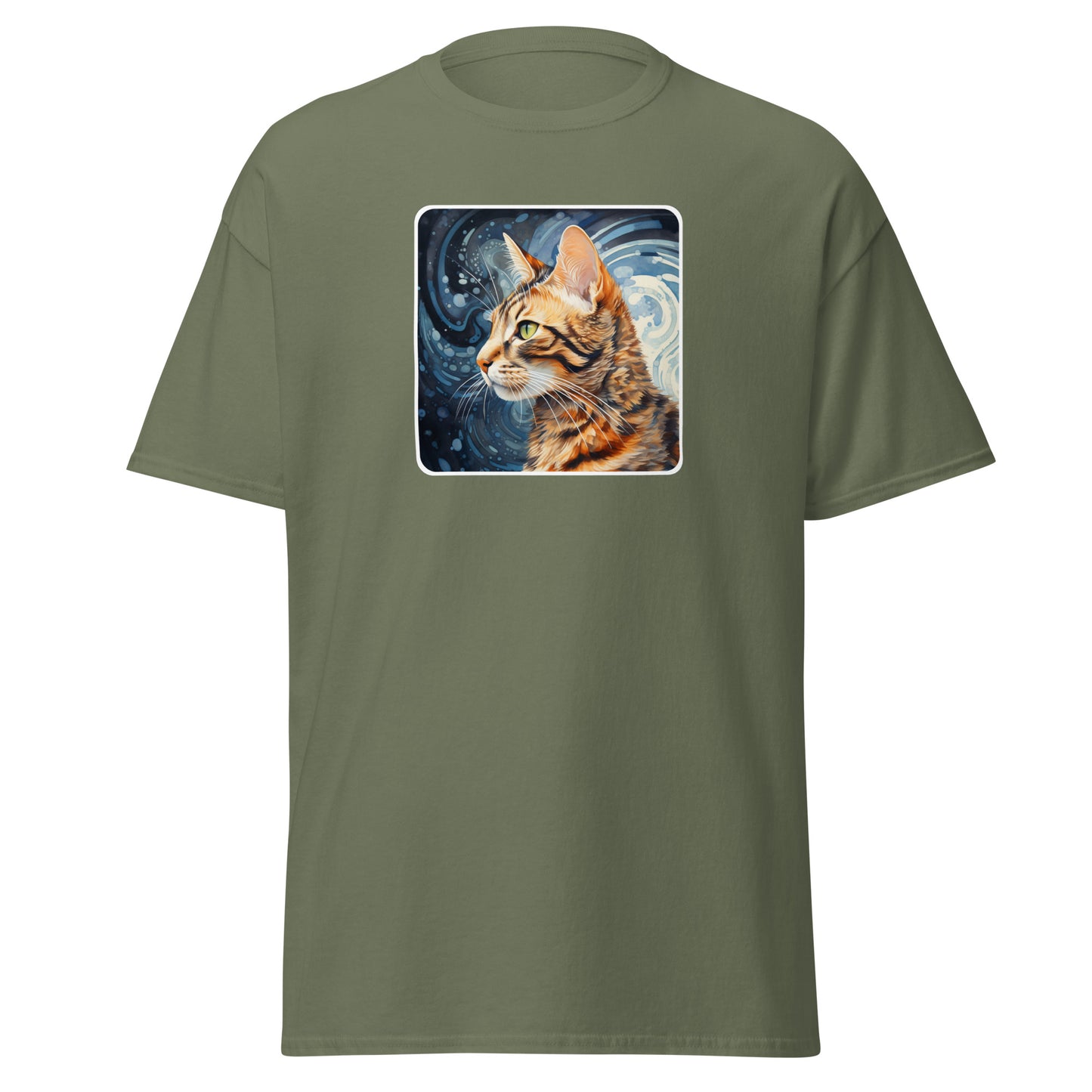 Classic tee, cat T-shirt,  streetware tee