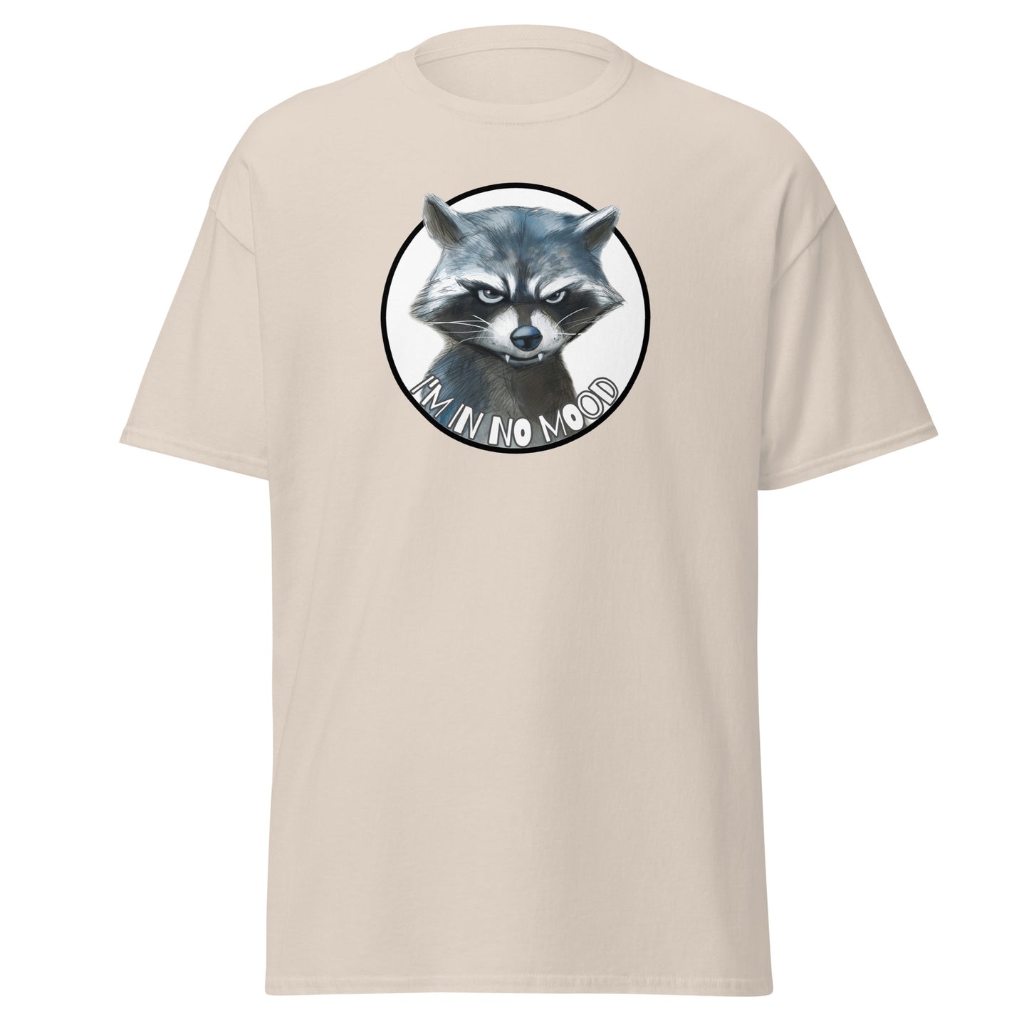 Classic tee, funny raccoon T-shirt, funny animal tee, grumpy T-shirt