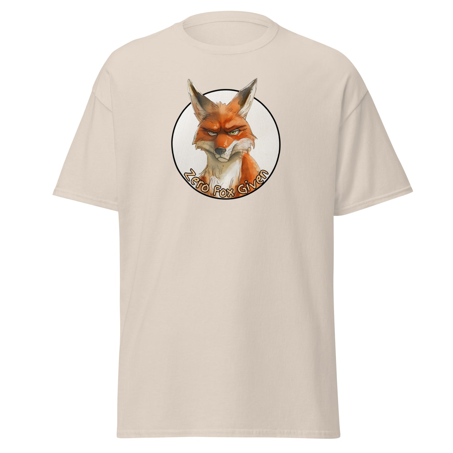 Classic tee, zero fox given, Fox pun t-shirt, sweary fox tee, red fox shirt