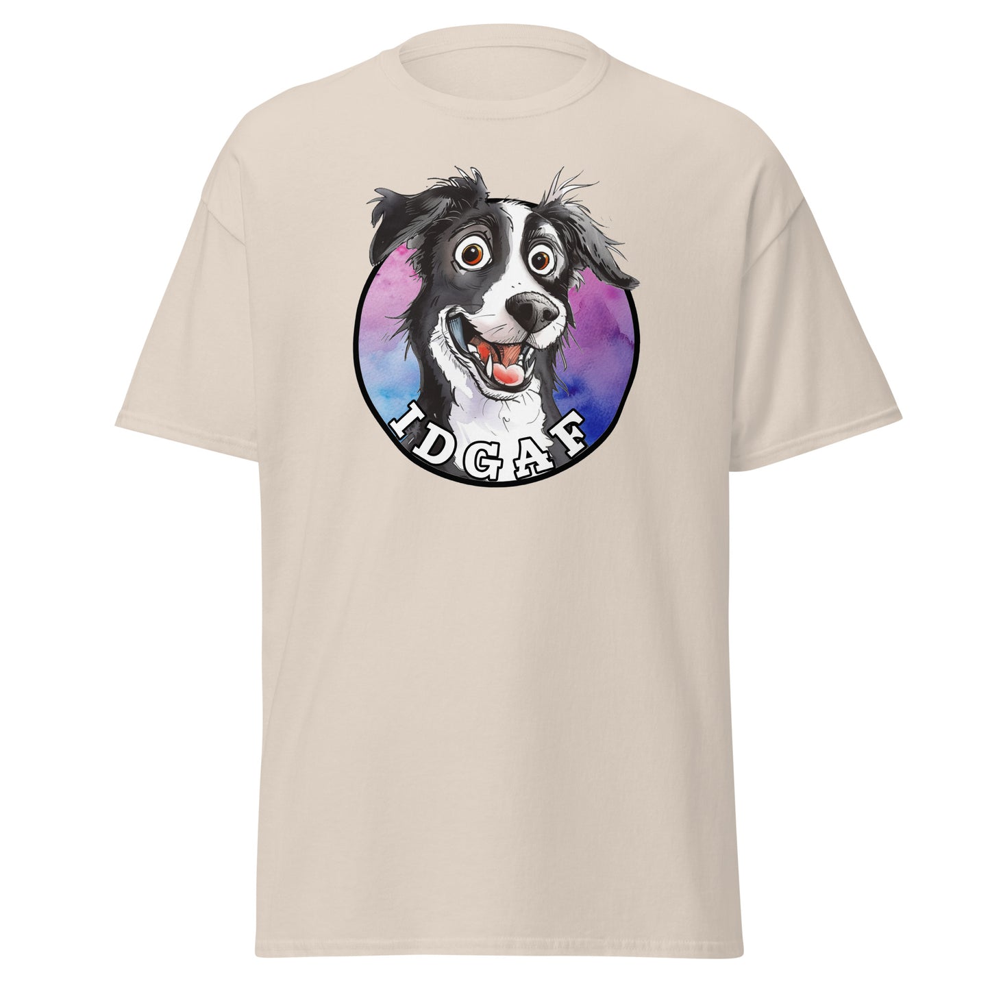 Classic tee, funny dog tshirt, IDGAF