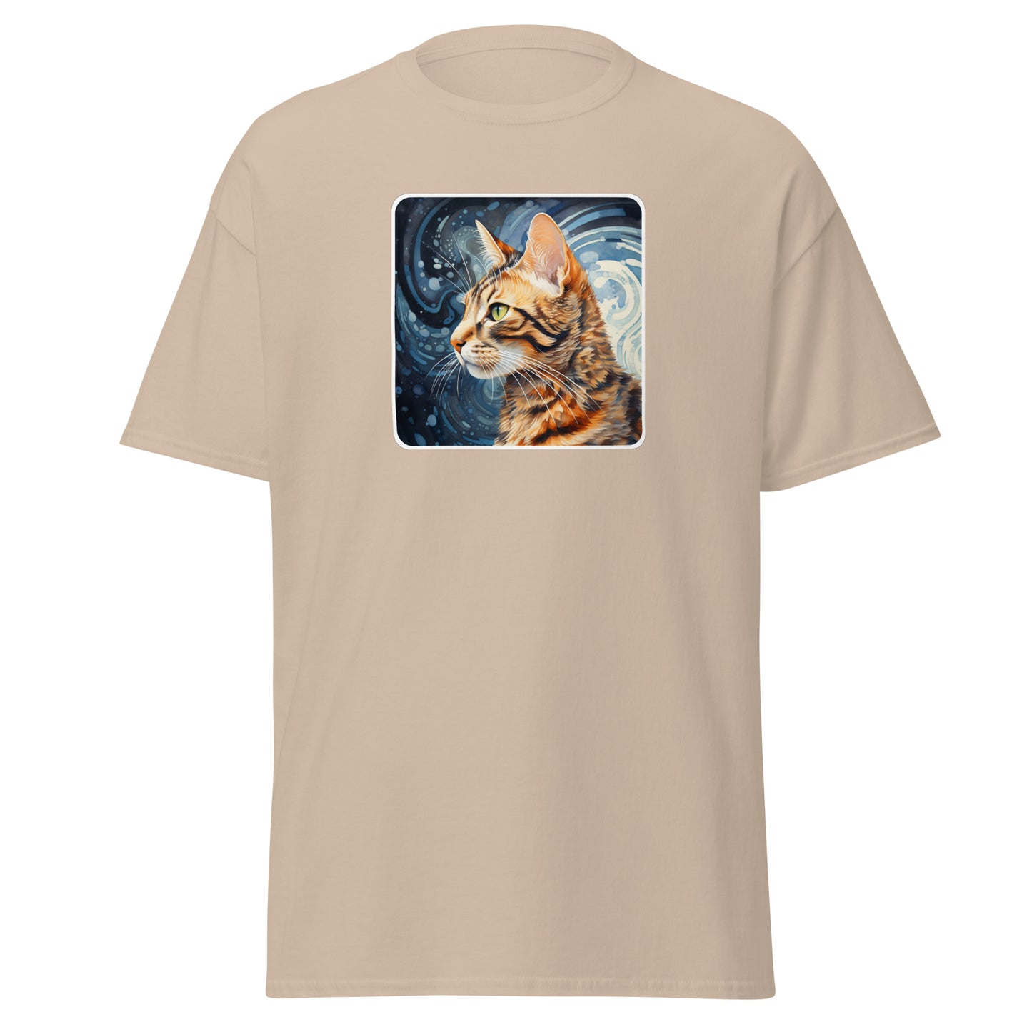 Classic tee, cat T-shirt,  streetware tee