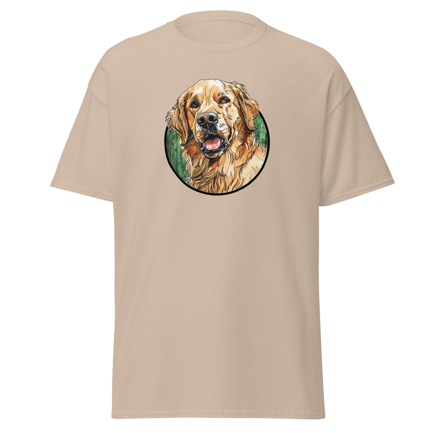 Classic tee, golden retriever tee, golden tee, retriever T-shirt