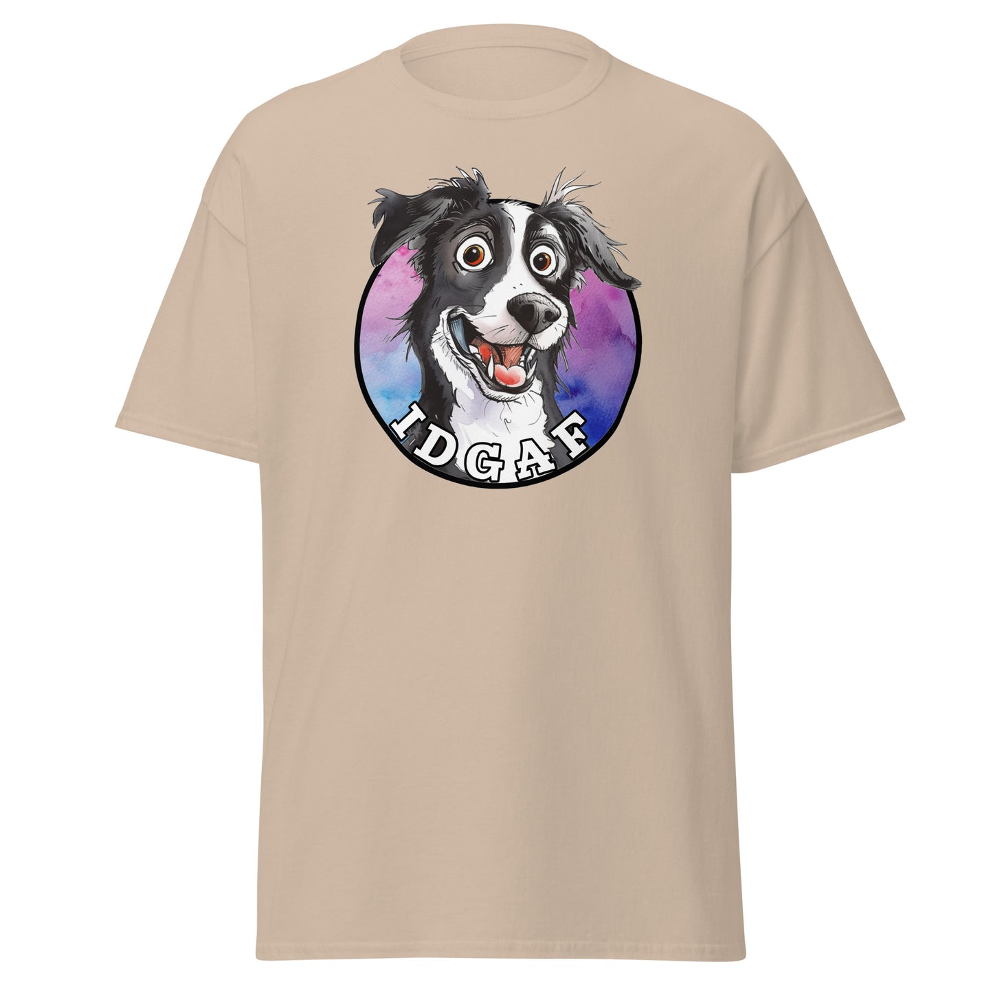 Classic tee, funny dog tshirt, IDGAF