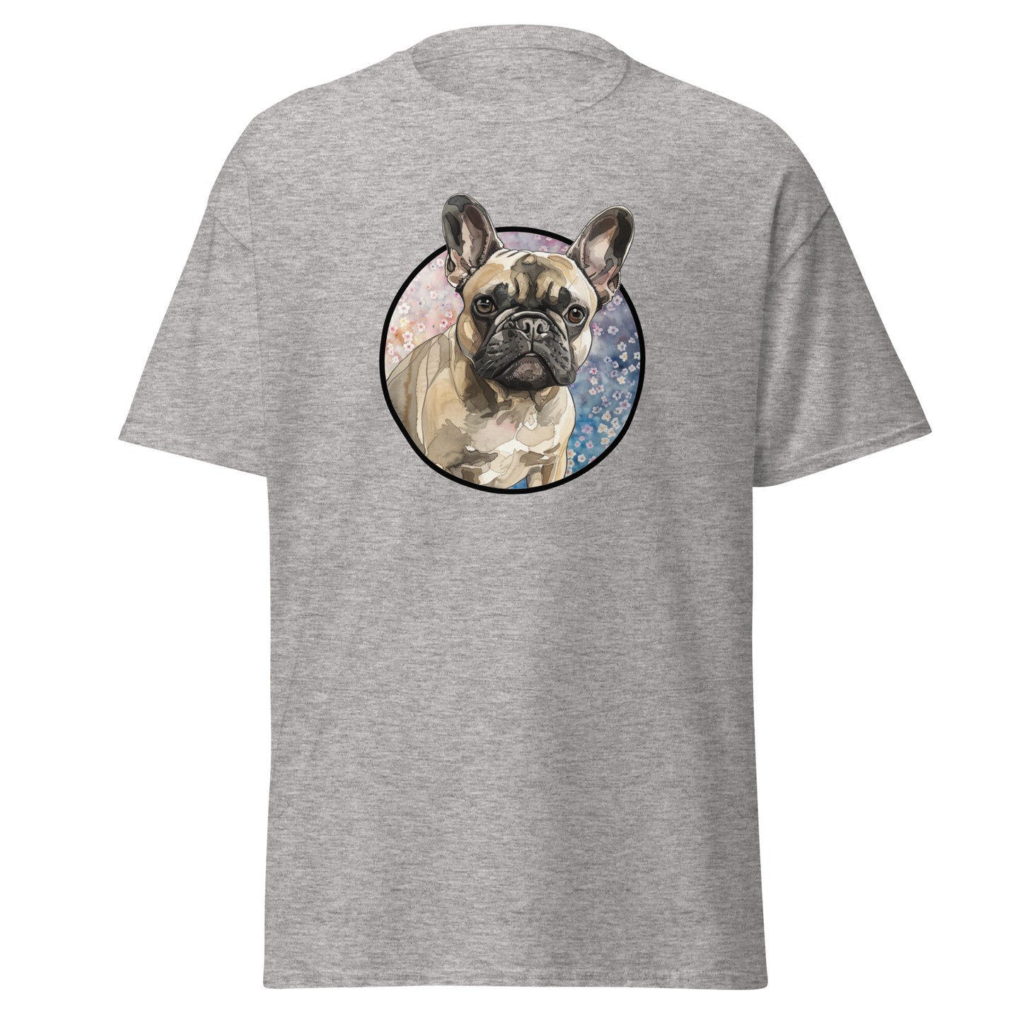 Classic tee, fawn French bulldog tee, Frenchie T-shirt