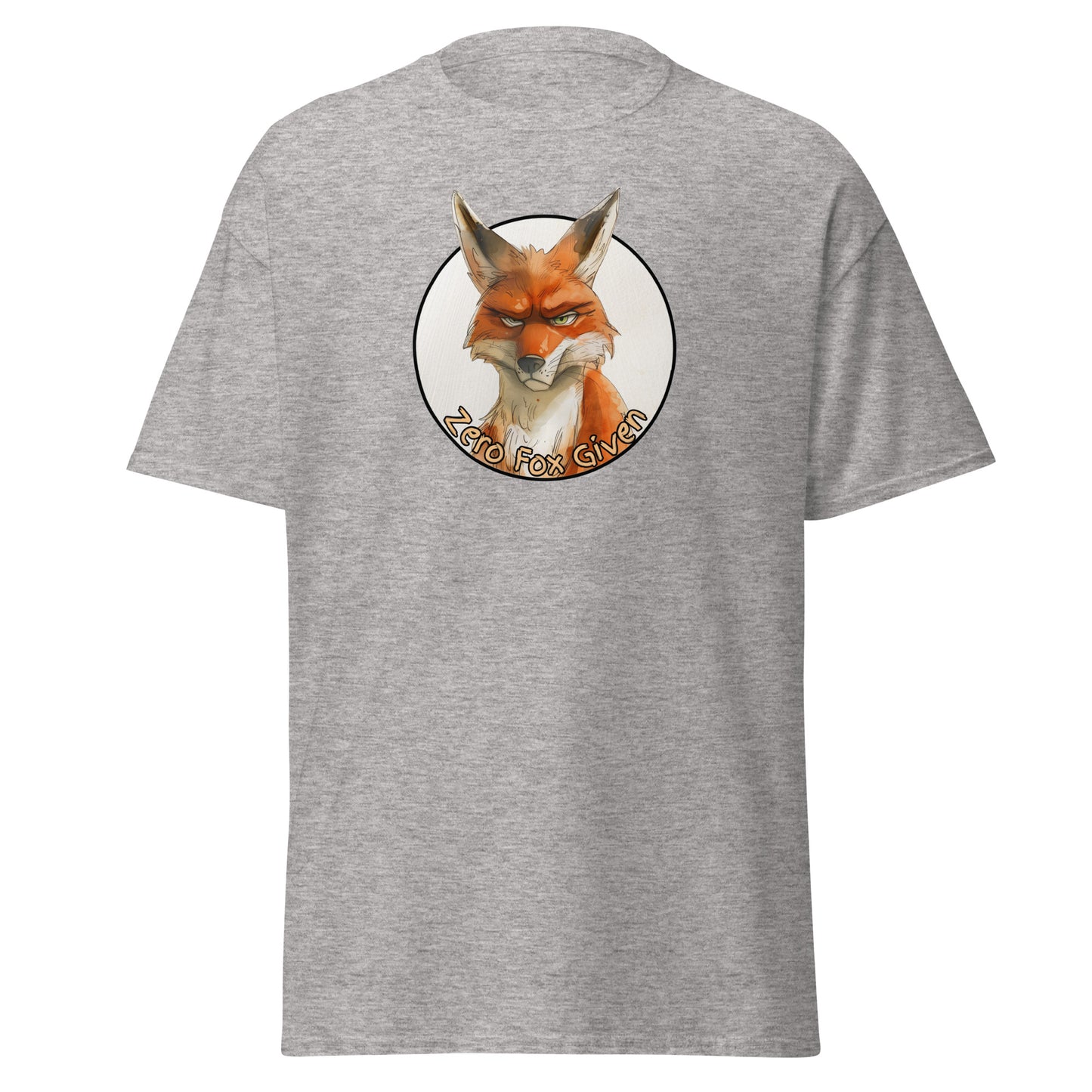 Classic tee, zero fox given, Fox pun t-shirt, sweary fox tee, red fox shirt