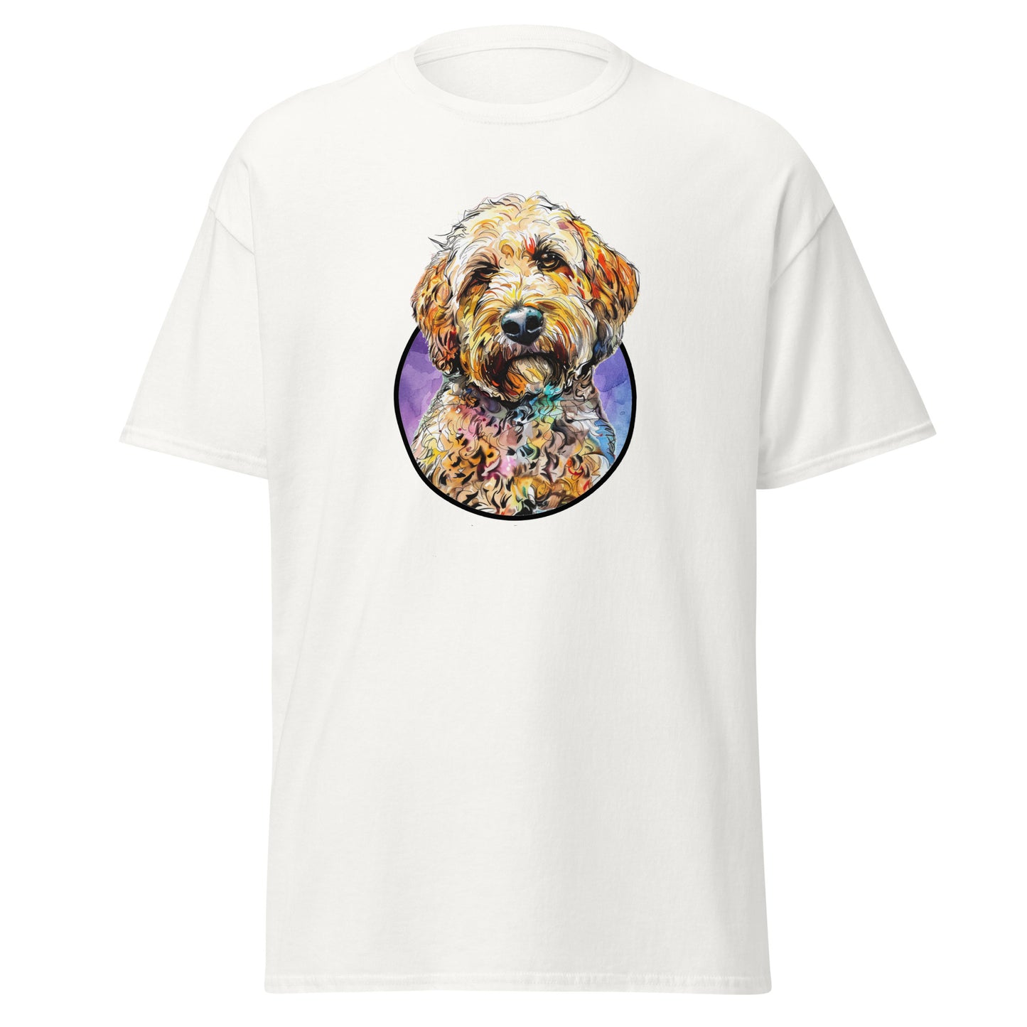 Classic tee, doodle t-shirt, golden doodle tee, labradoodle tee