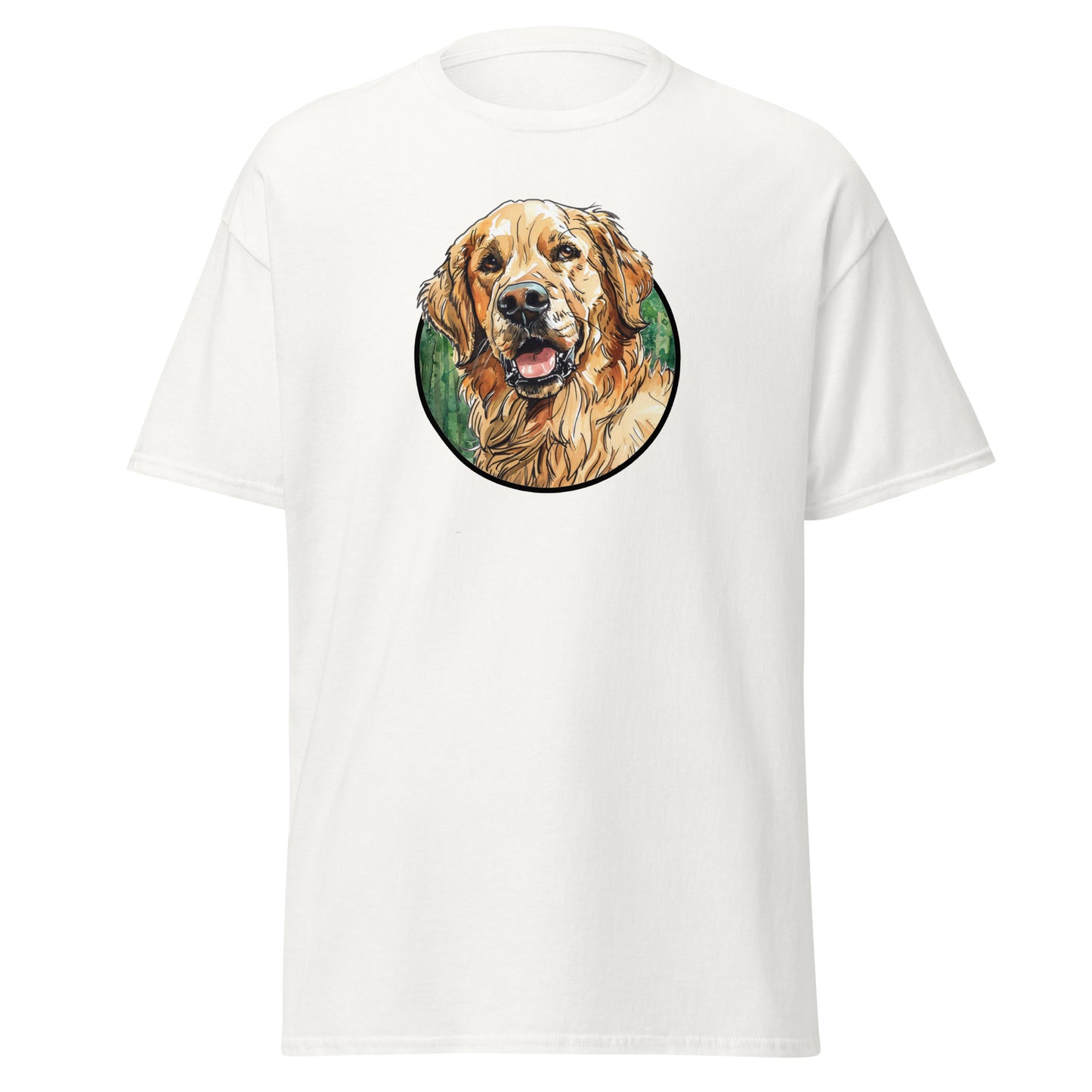 Classic tee, golden retriever tee, golden tee, retriever T-shirt