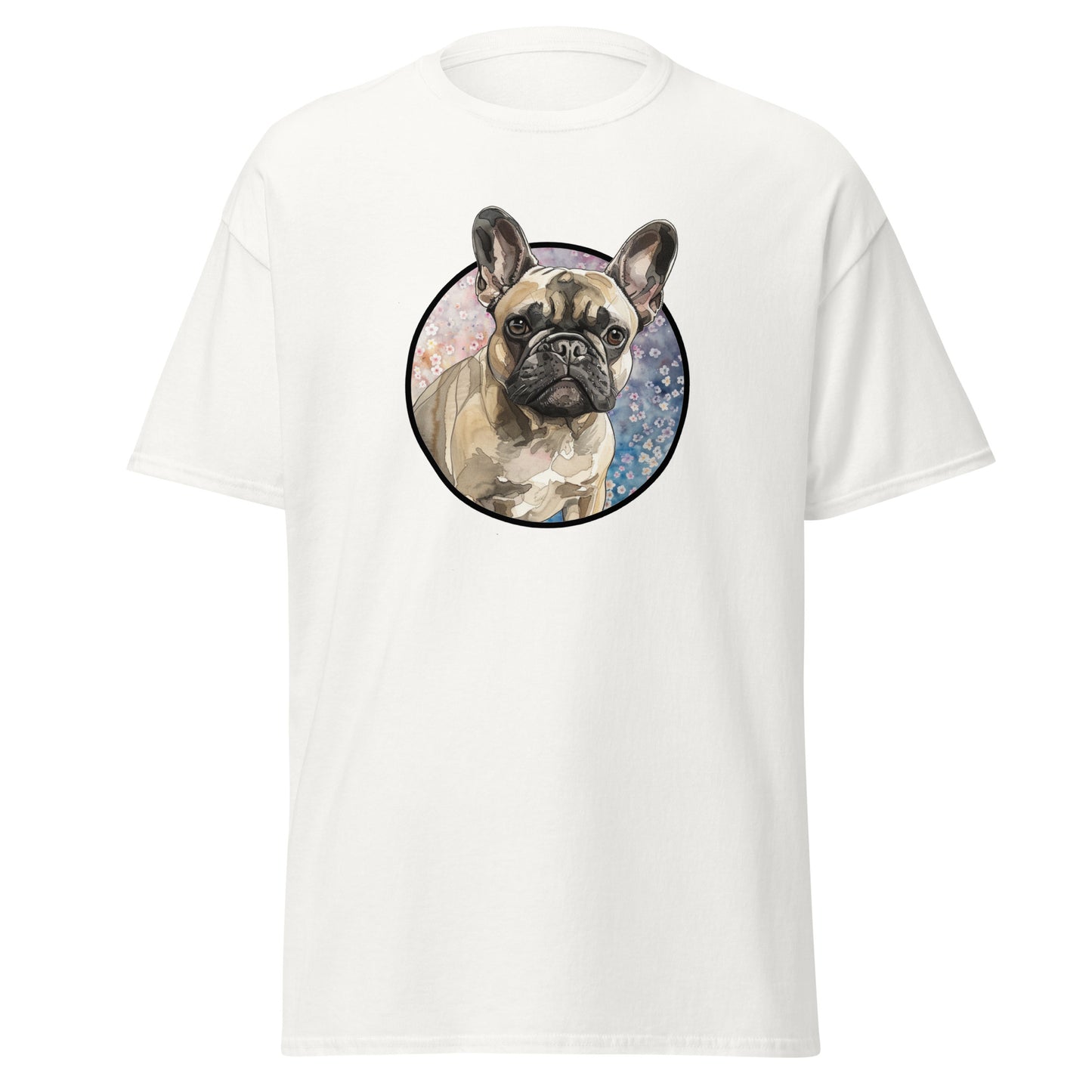 Classic tee, fawn French bulldog tee, Frenchie T-shirt