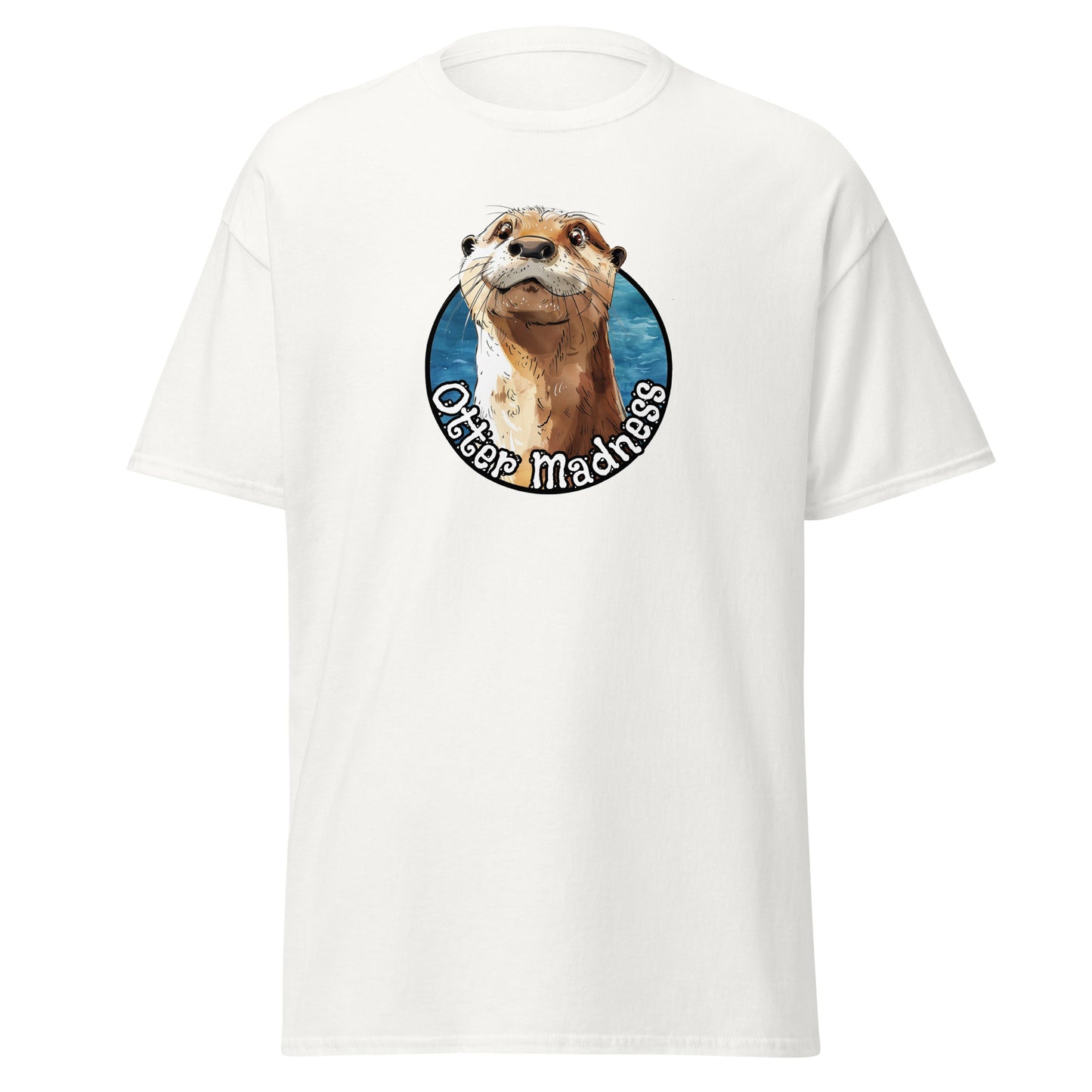 Classic tee, otter Madness t-shirt, otter tee, otter puns