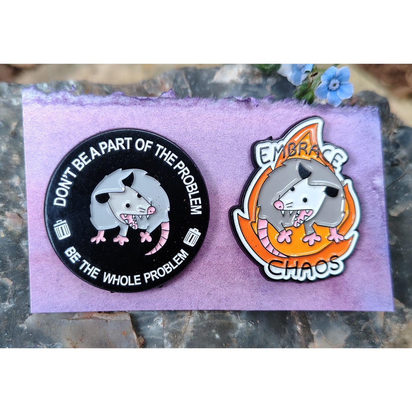 Possum Pins: set of two