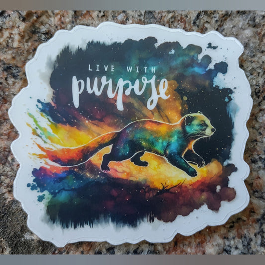 Limited Edition Sticker: Live With Purpose