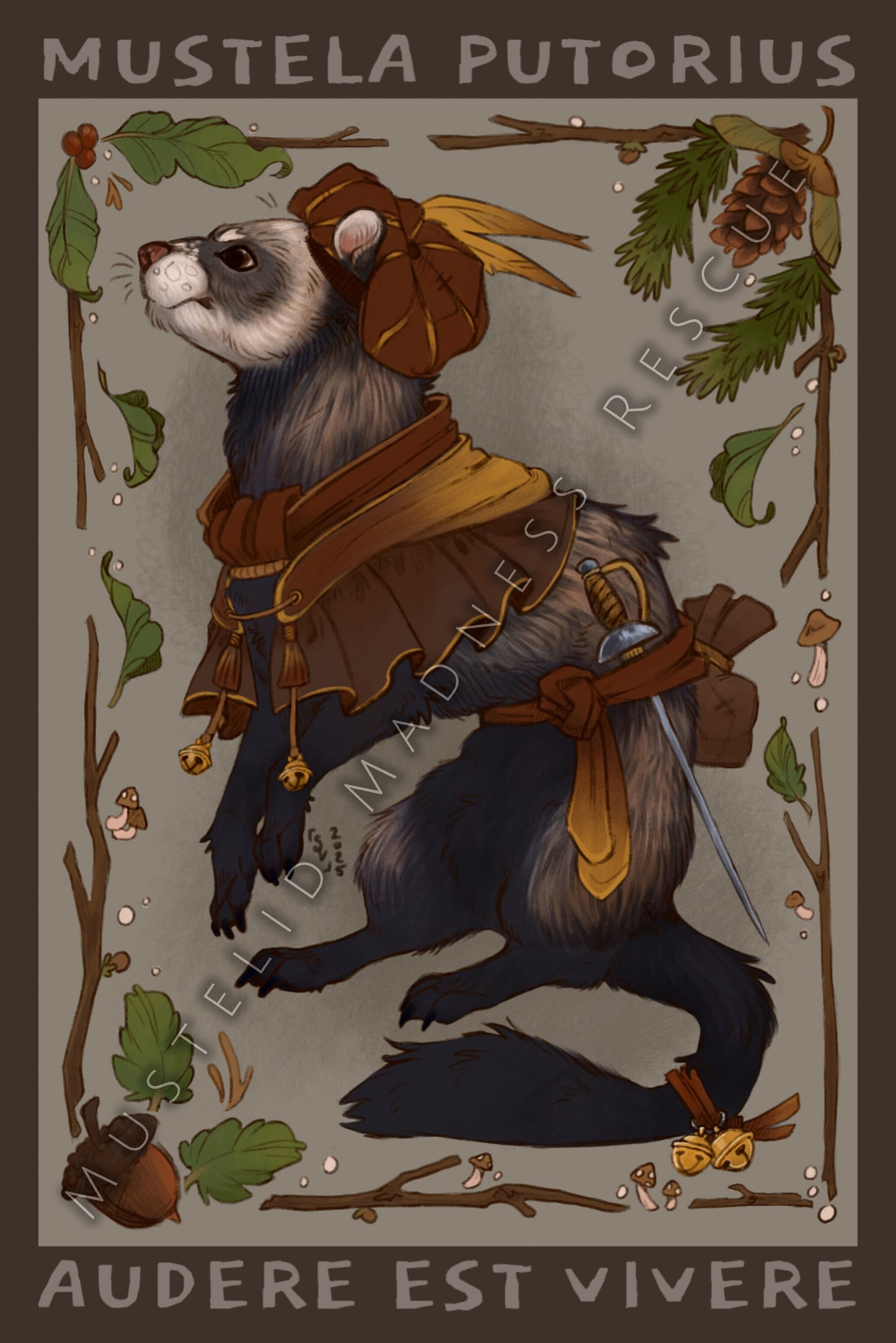 To Dare Is To Live, Ferret/Polecat Tee