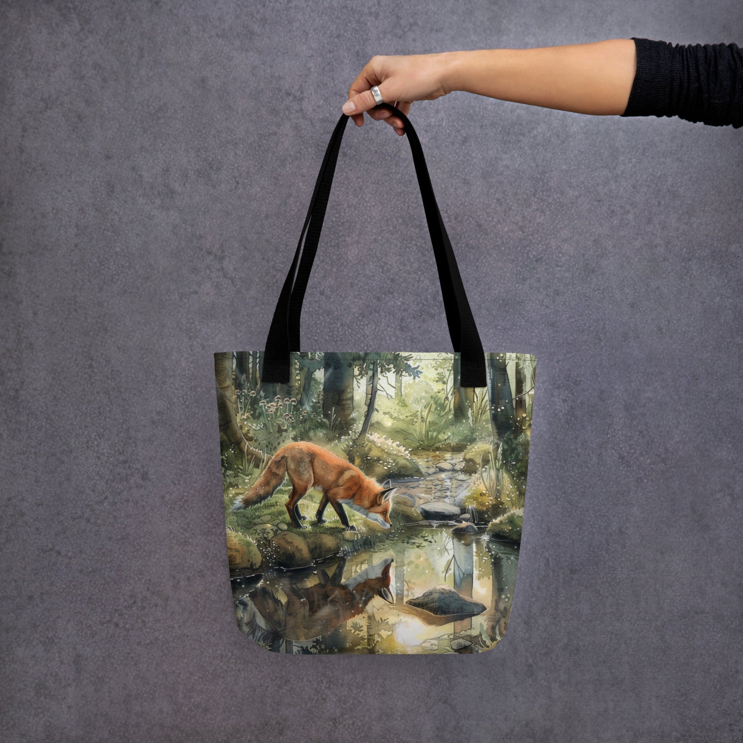 Fox Reflections Tote Bag