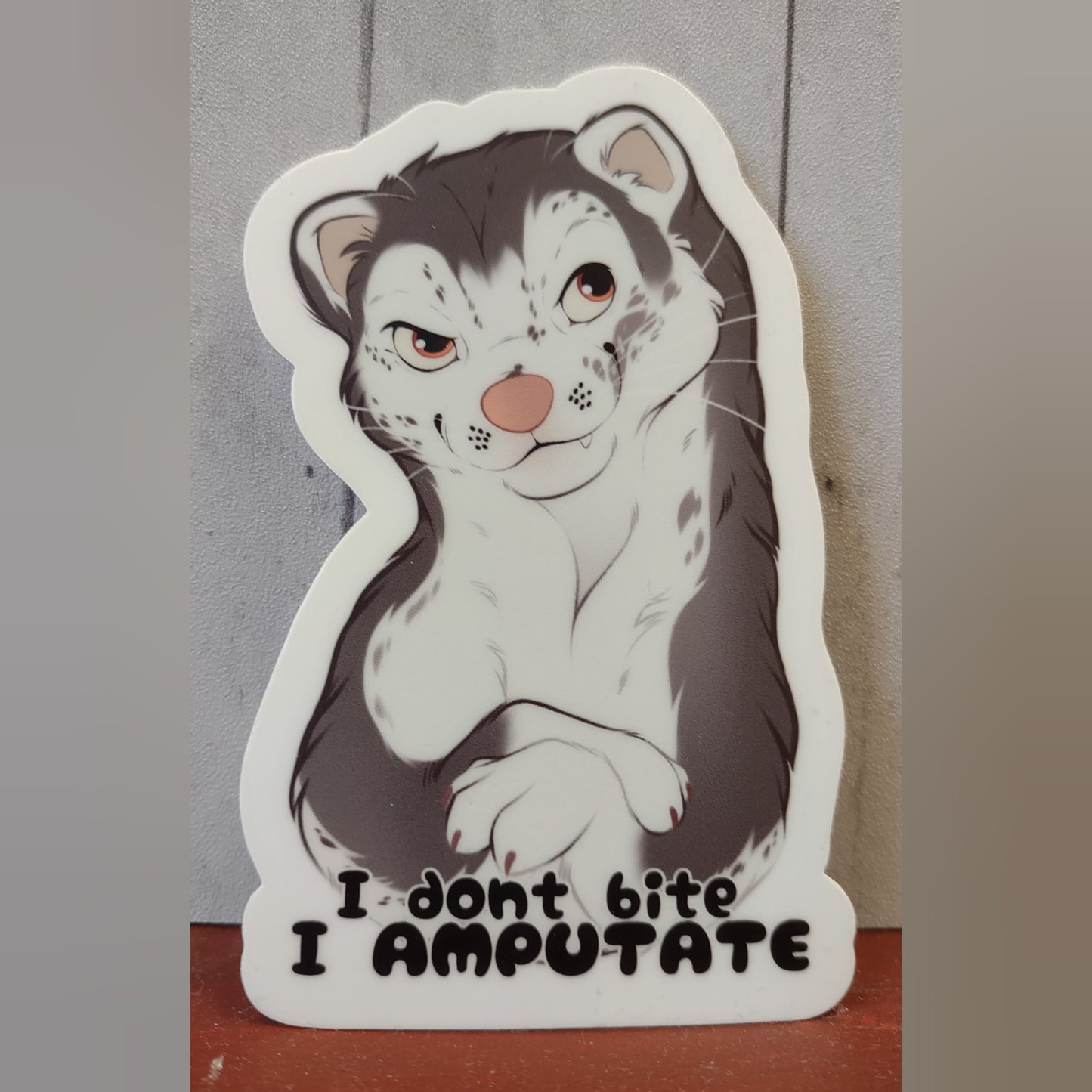 Sticker: I don't bite...