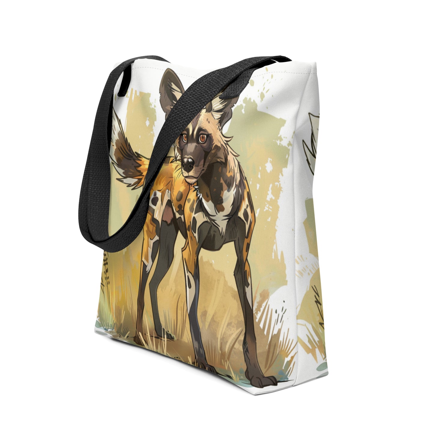 African Wild Dog Tote Bag