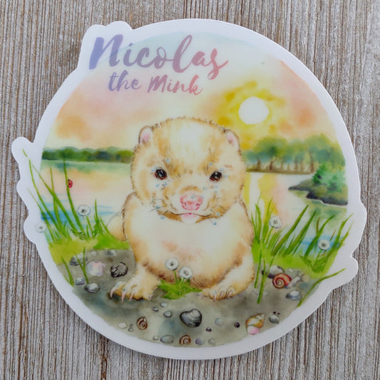 Sticker: Nicolas the Mink