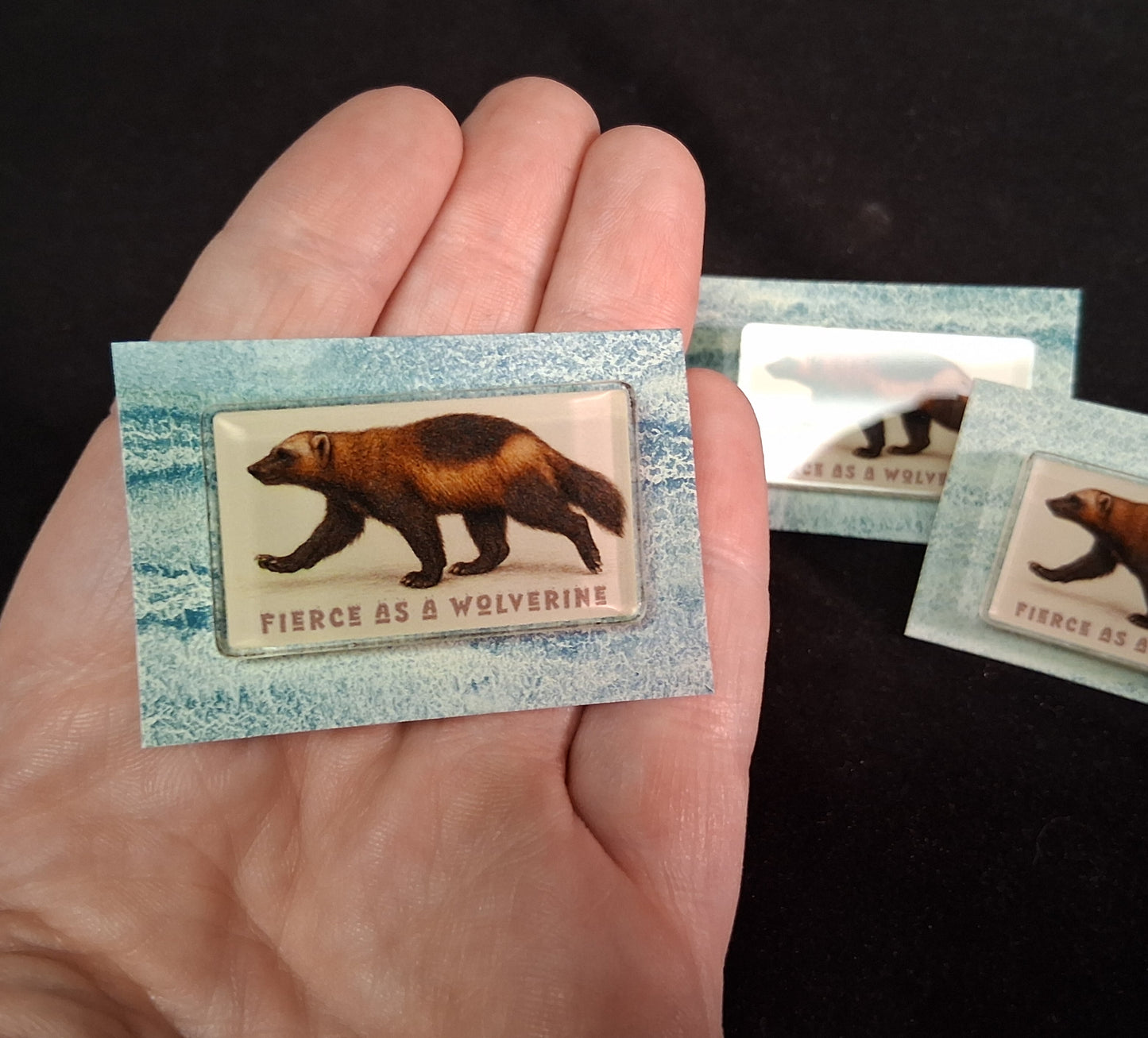 Acrylic Pin- Fierce as a Wolverine