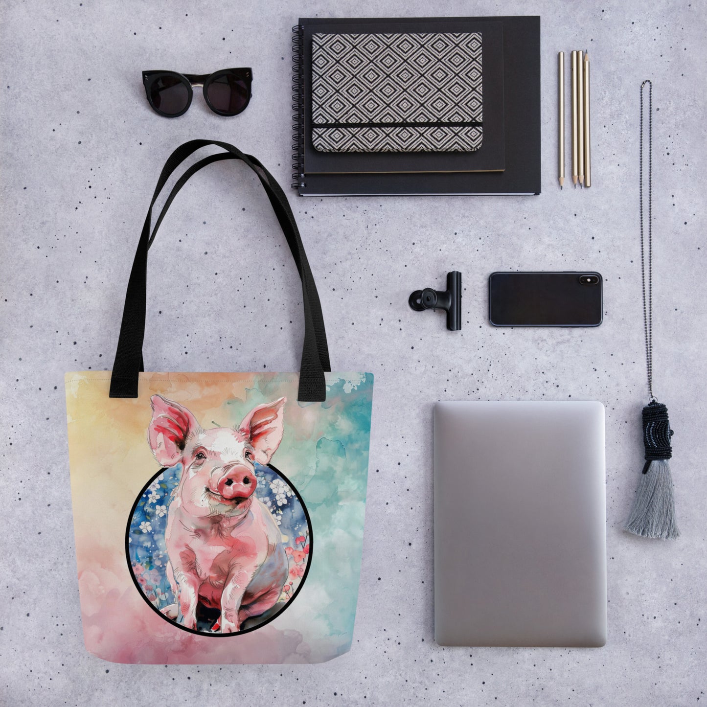 Farmlife Piggy Tote Bag