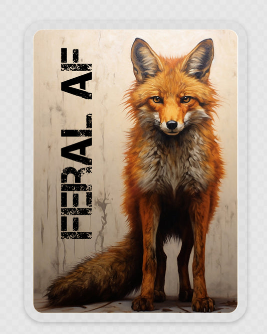 Sticker: Feral AF