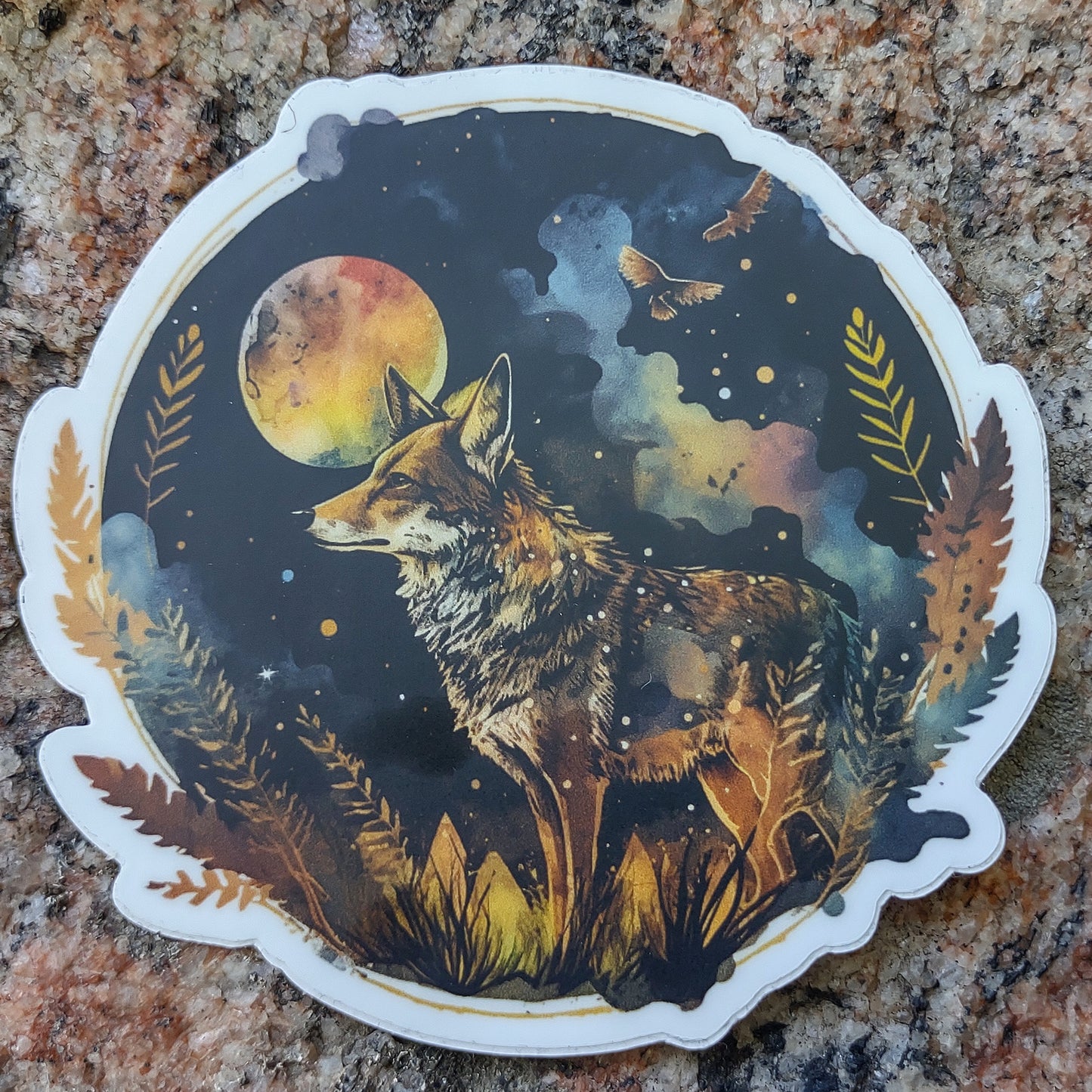 Limited Edition Sticker: Summer Coyote