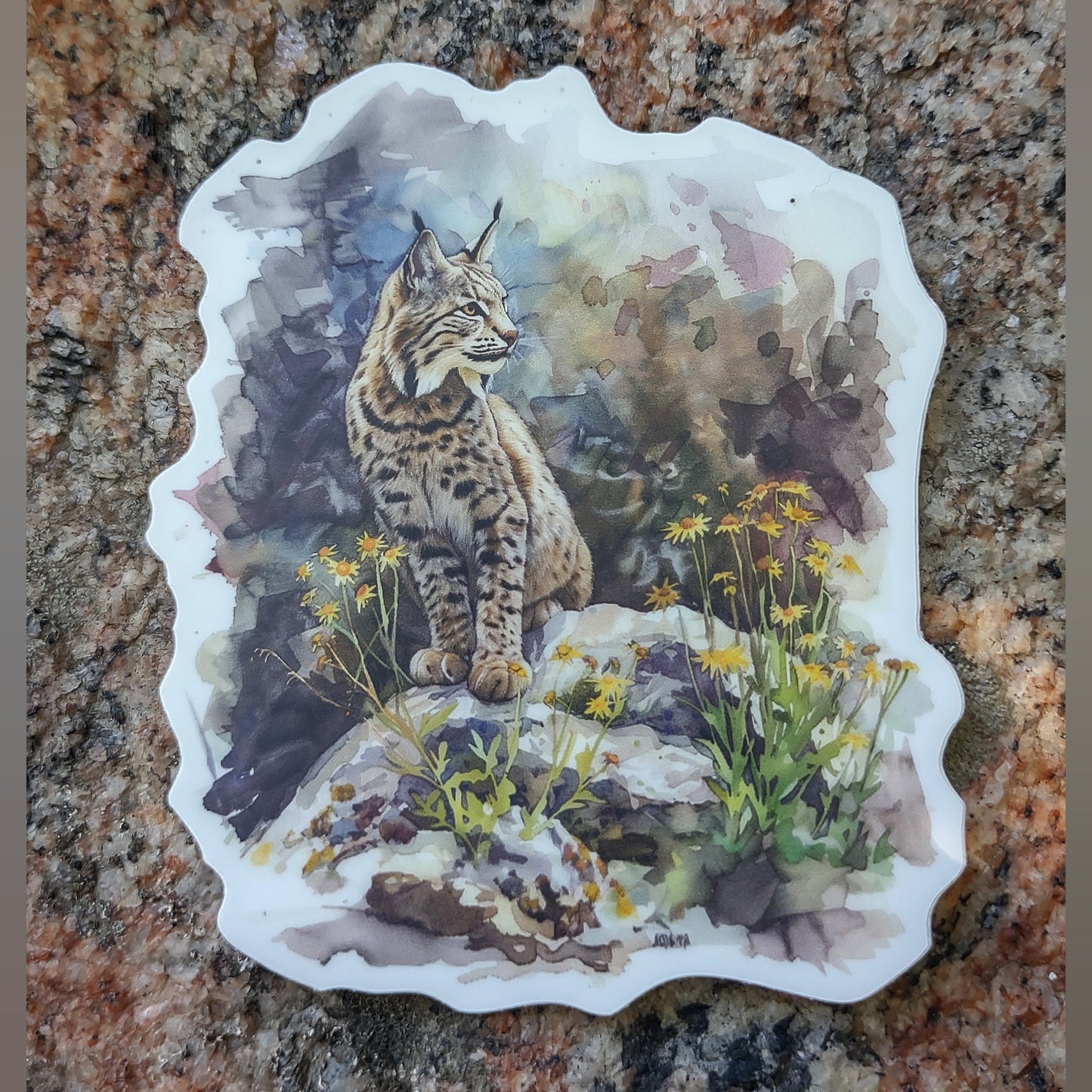 Limited Edition Sticker: spring bobcat